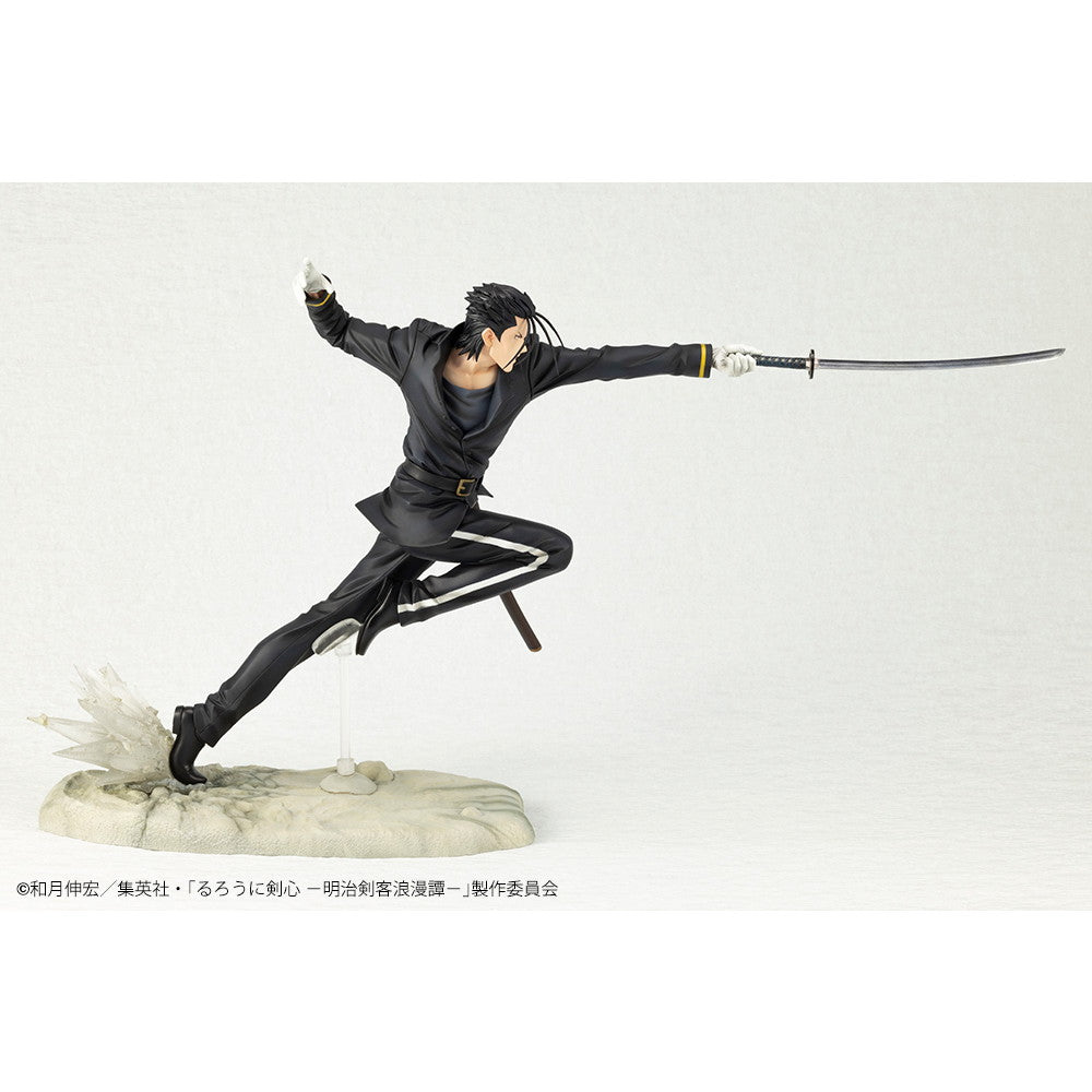 【中古即納】[FIG] ARTFX J 斎藤一(さいとうはじめ) るろうに剣心 -明治剣客浪漫譚- 1/8 完成品 フィギュア(PV170) コトブキヤ(20250131)