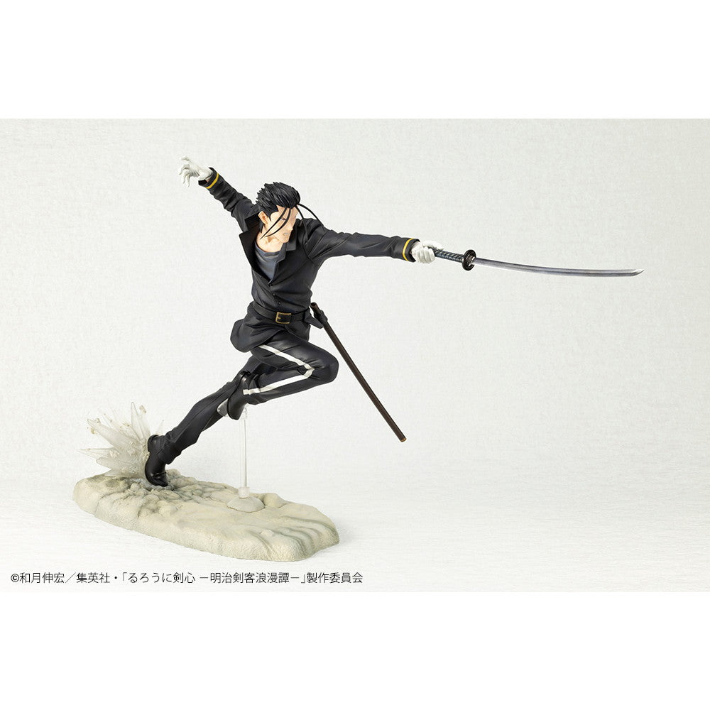 【中古即納】[FIG] ARTFX J 斎藤一(さいとうはじめ) るろうに剣心 -明治剣客浪漫譚- 1/8 完成品 フィギュア(PV170) コトブキヤ(20250131)