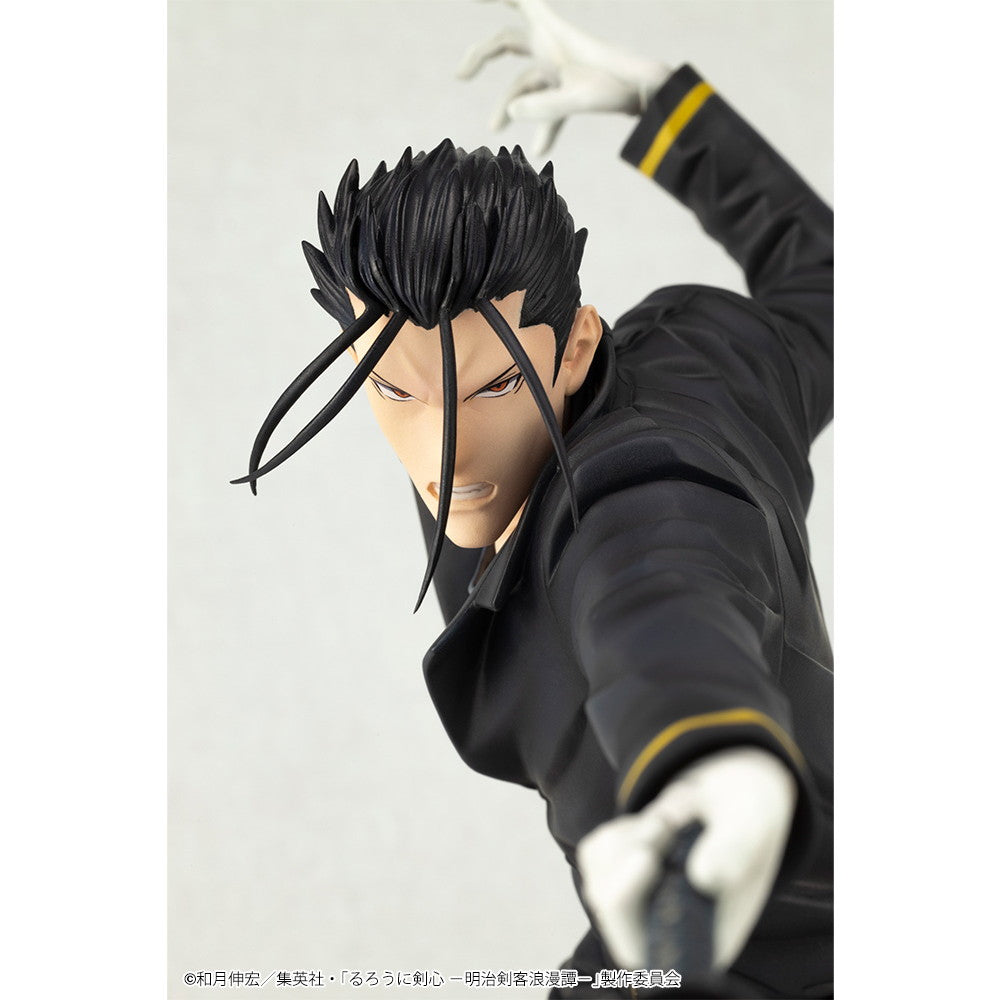 【中古即納】[FIG] ARTFX J 斎藤一(さいとうはじめ) るろうに剣心 -明治剣客浪漫譚- 1/8 完成品 フィギュア(PV170) コトブキヤ(20250131)
