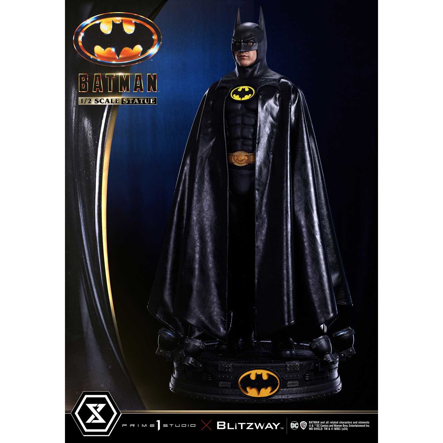 【新品即納】[FIG] HDミュージアムマスターライン バットマン(1989) 1/2 完成品 フィギュア(HDMMDC-08) プライム1スタジオ(20251130)