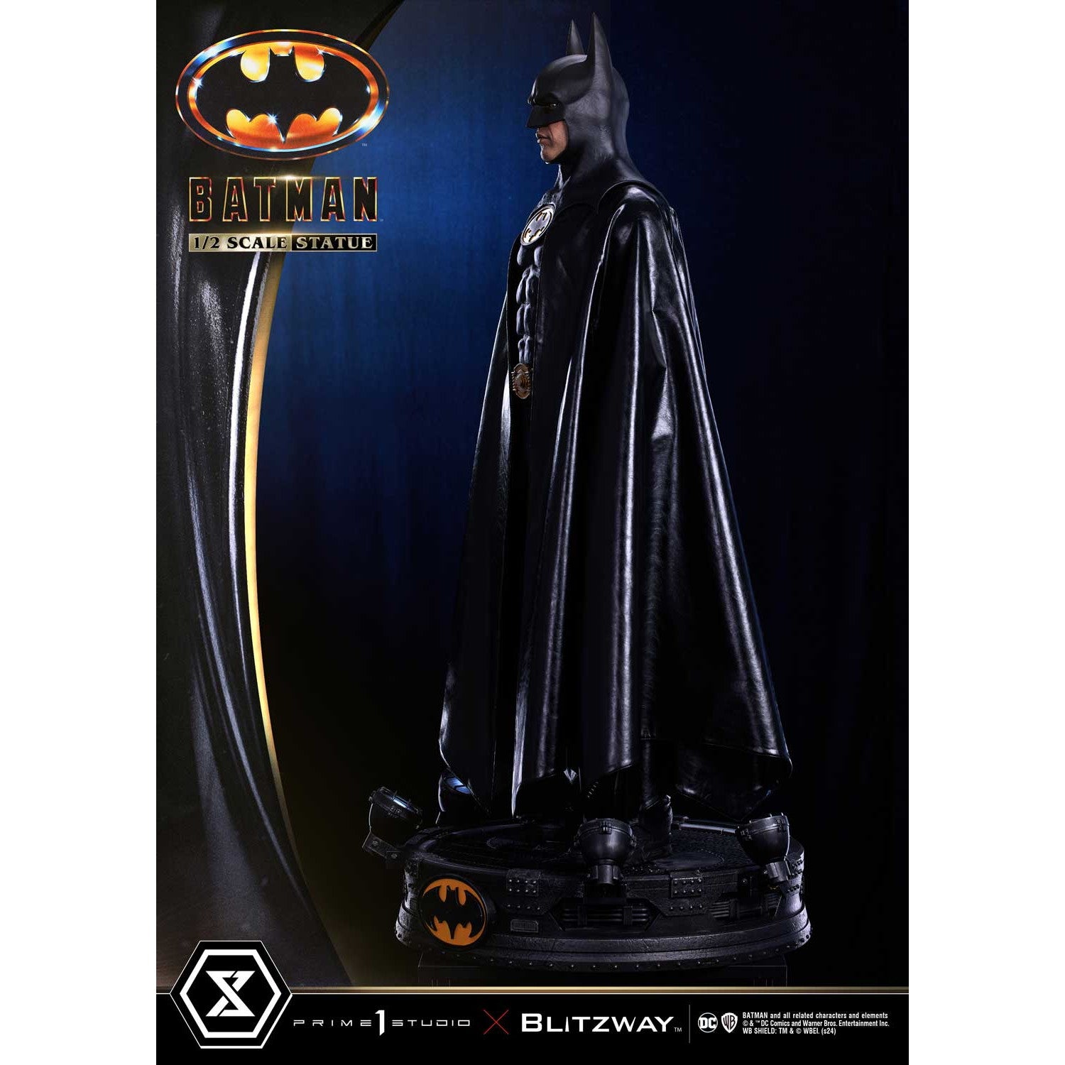 【新品即納】[FIG] HDミュージアムマスターライン バットマン(1989) 1/2 完成品 フィギュア(HDMMDC-08) プライム1スタジオ(20251130)