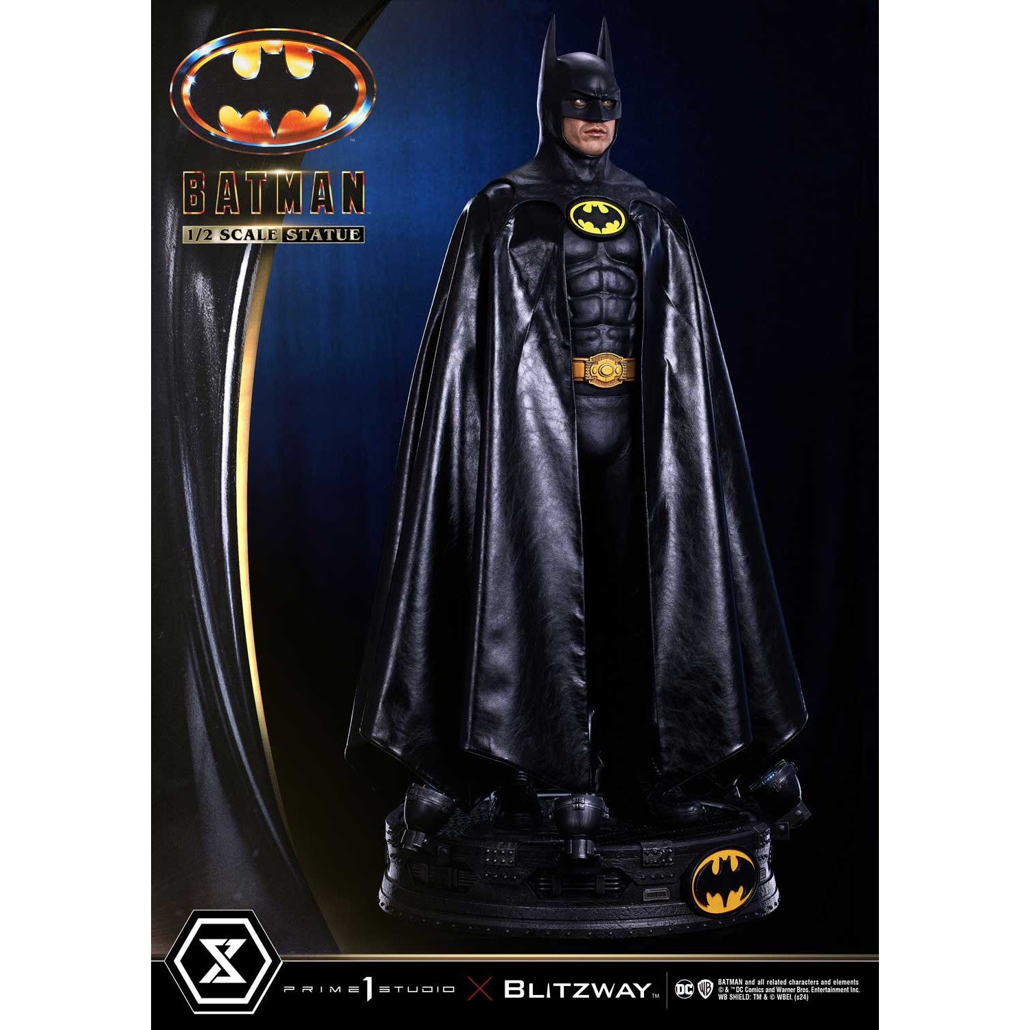 【新品即納】[FIG] HDミュージアムマスターライン バットマン(1989) 1/2 完成品 フィギュア(HDMMDC-08) プライム1スタジオ(20251130)