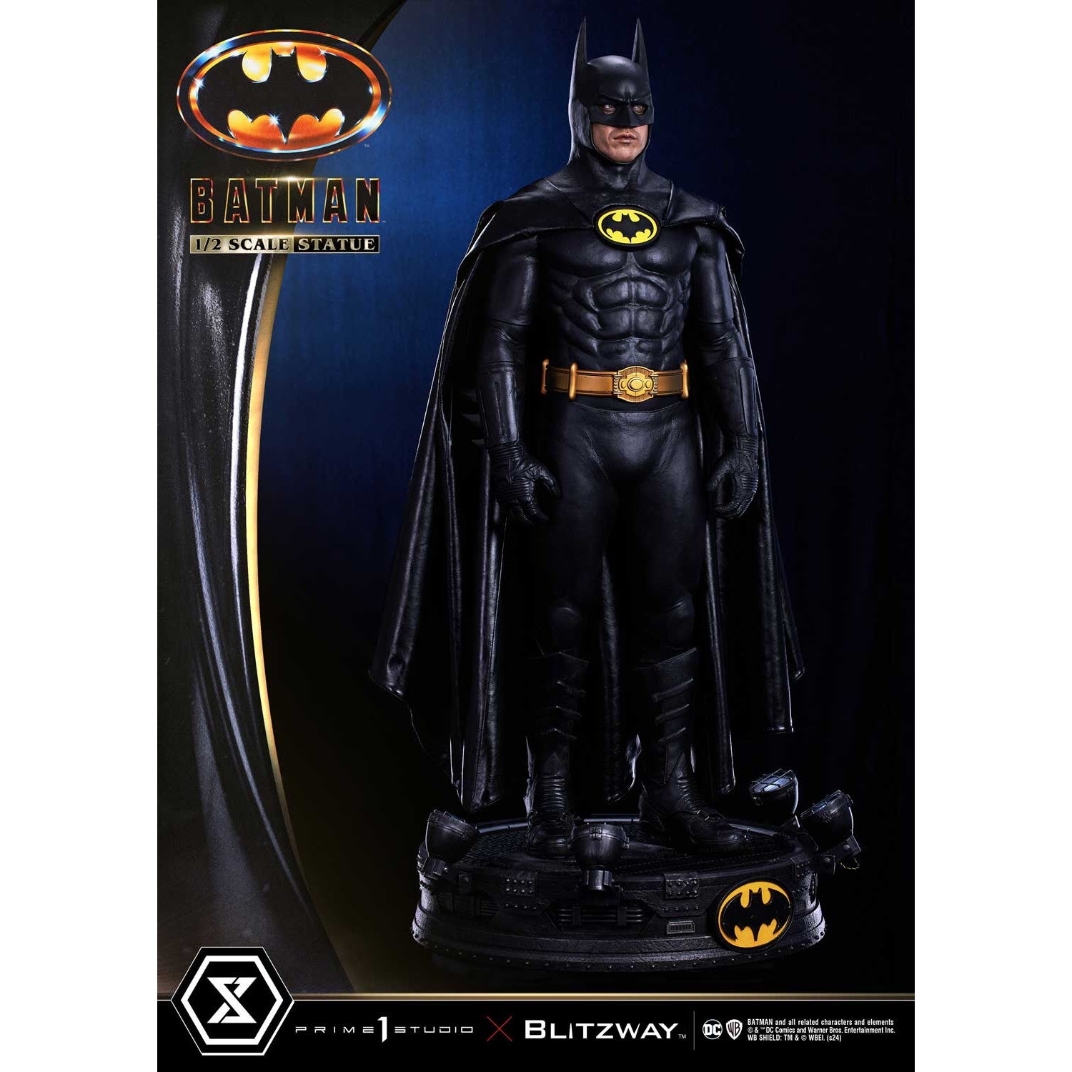 【新品即納】[FIG] HDミュージアムマスターライン バットマン(1989) 1/2 完成品 フィギュア(HDMMDC-08) プライム1スタジオ(20251130)