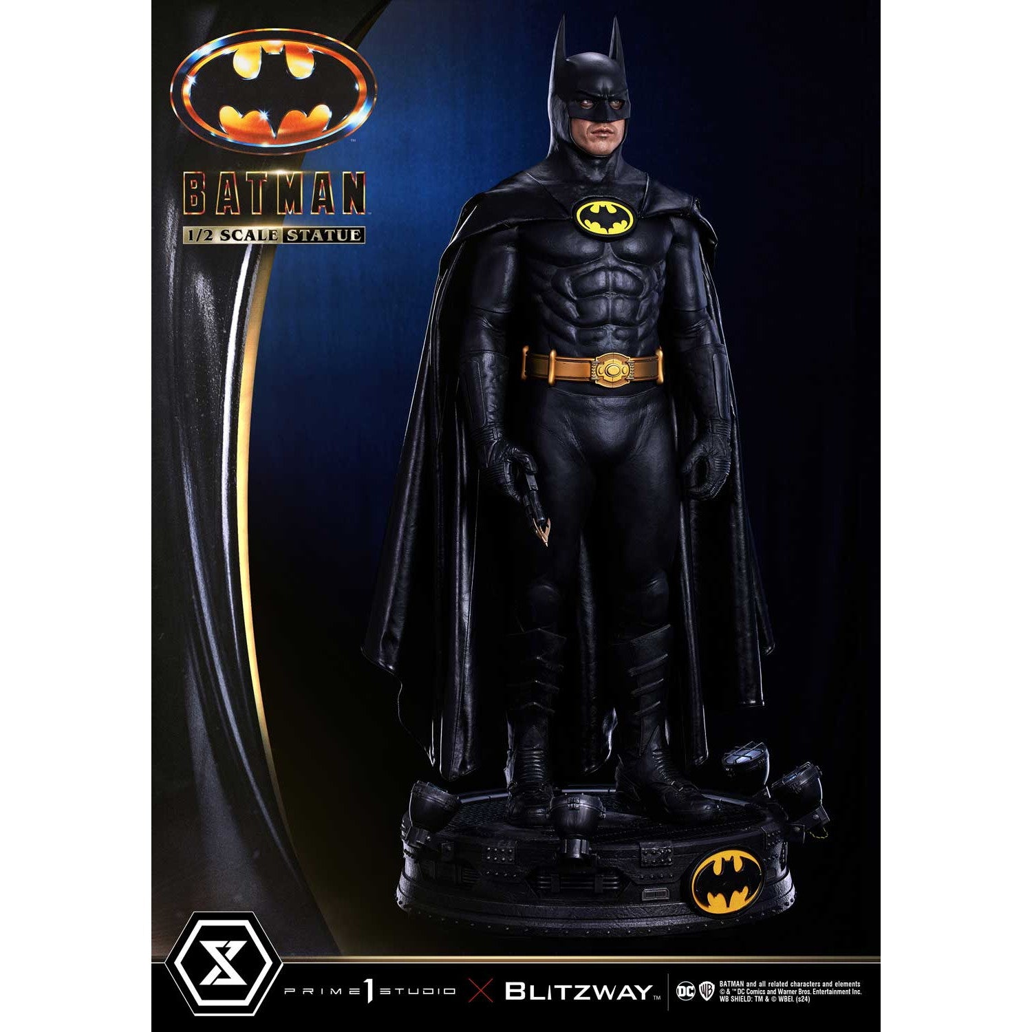 【新品即納】[FIG] HDミュージアムマスターライン バットマン(1989) 1/2 完成品 フィギュア(HDMMDC-08) プライム1スタジオ(20251130)