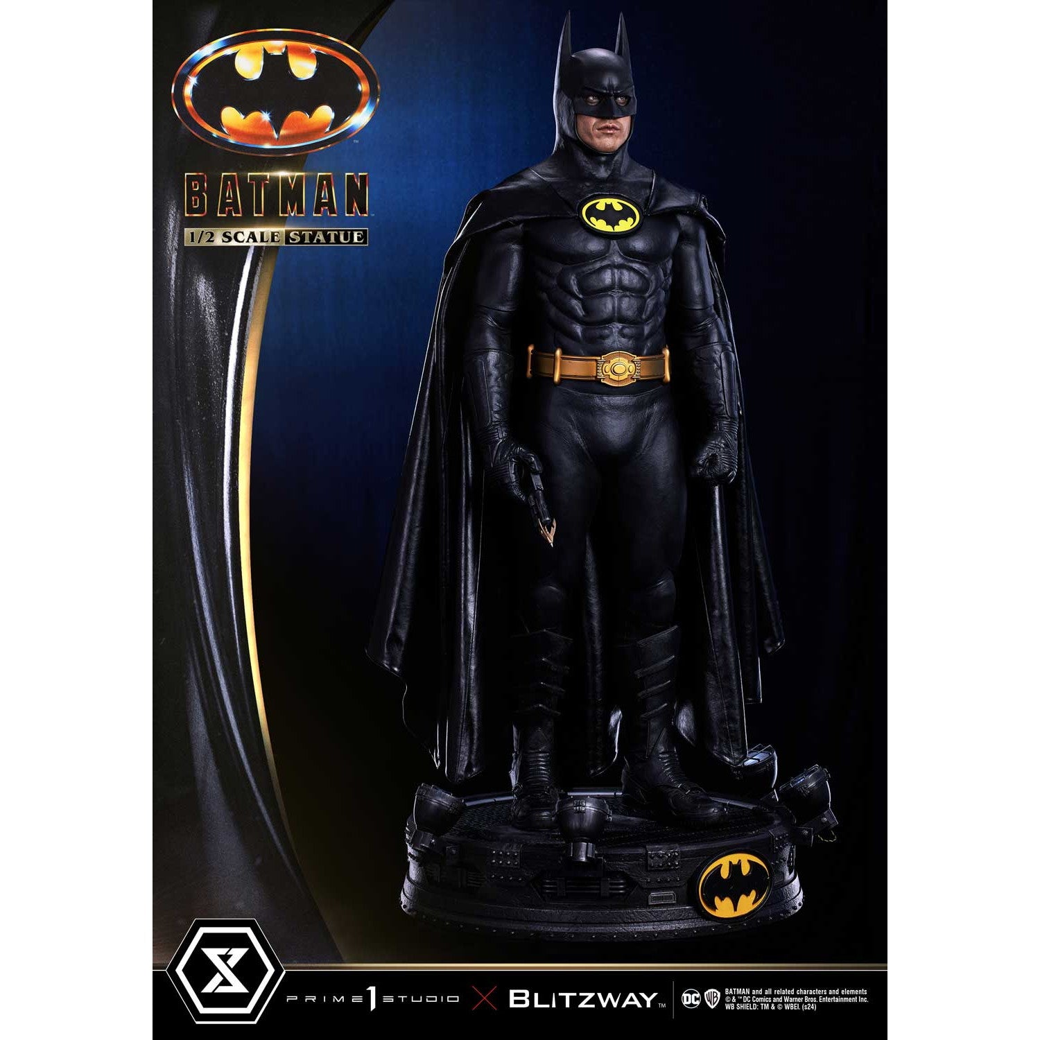 【新品即納】[FIG] HDミュージアムマスターライン バットマン(1989) 1/2 完成品 フィギュア(HDMMDC-08) プライム1スタジオ(20251130)