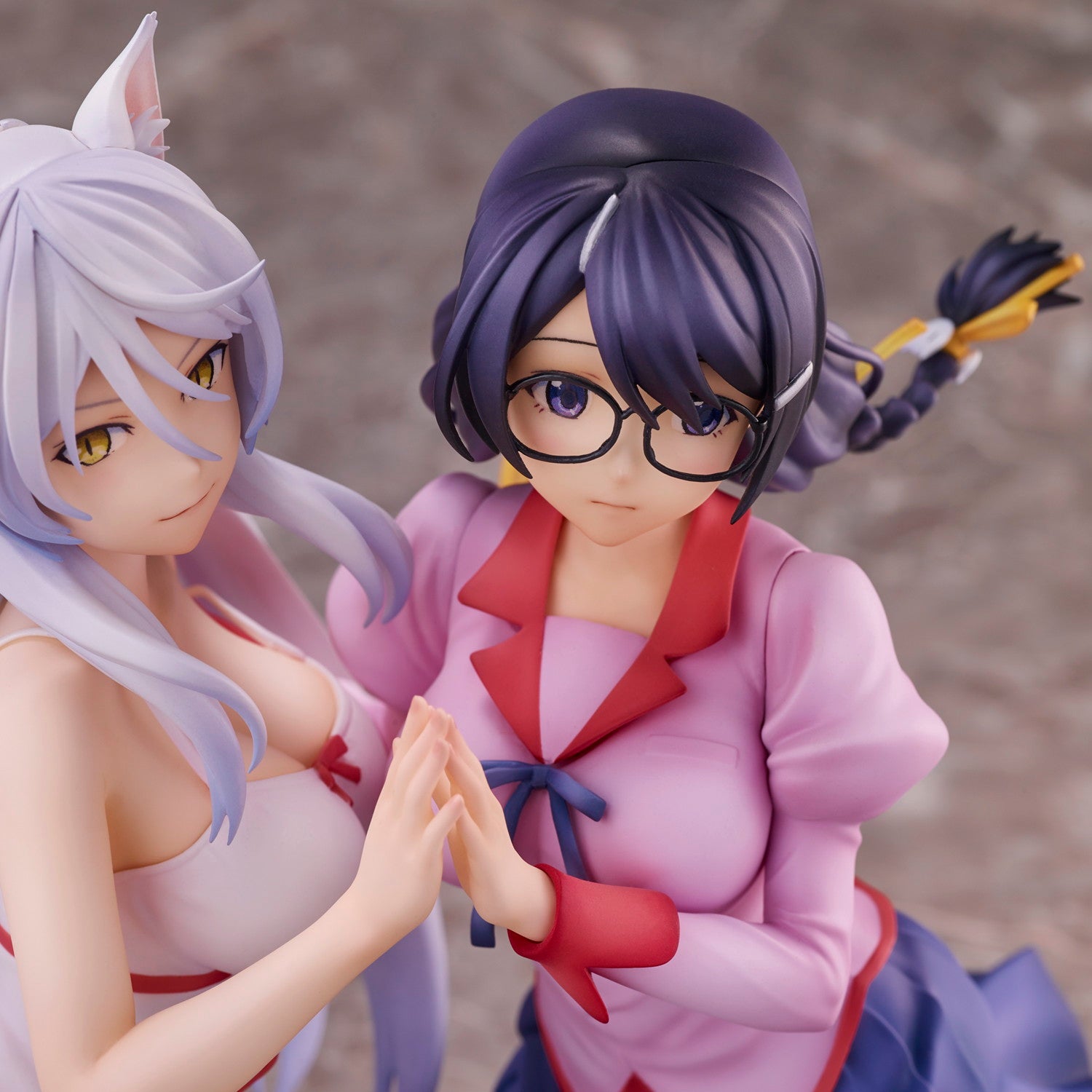 新品即納】[FIG](再々販)羽川翼2体セット(はねかわつばさ) 猫物語 完成 