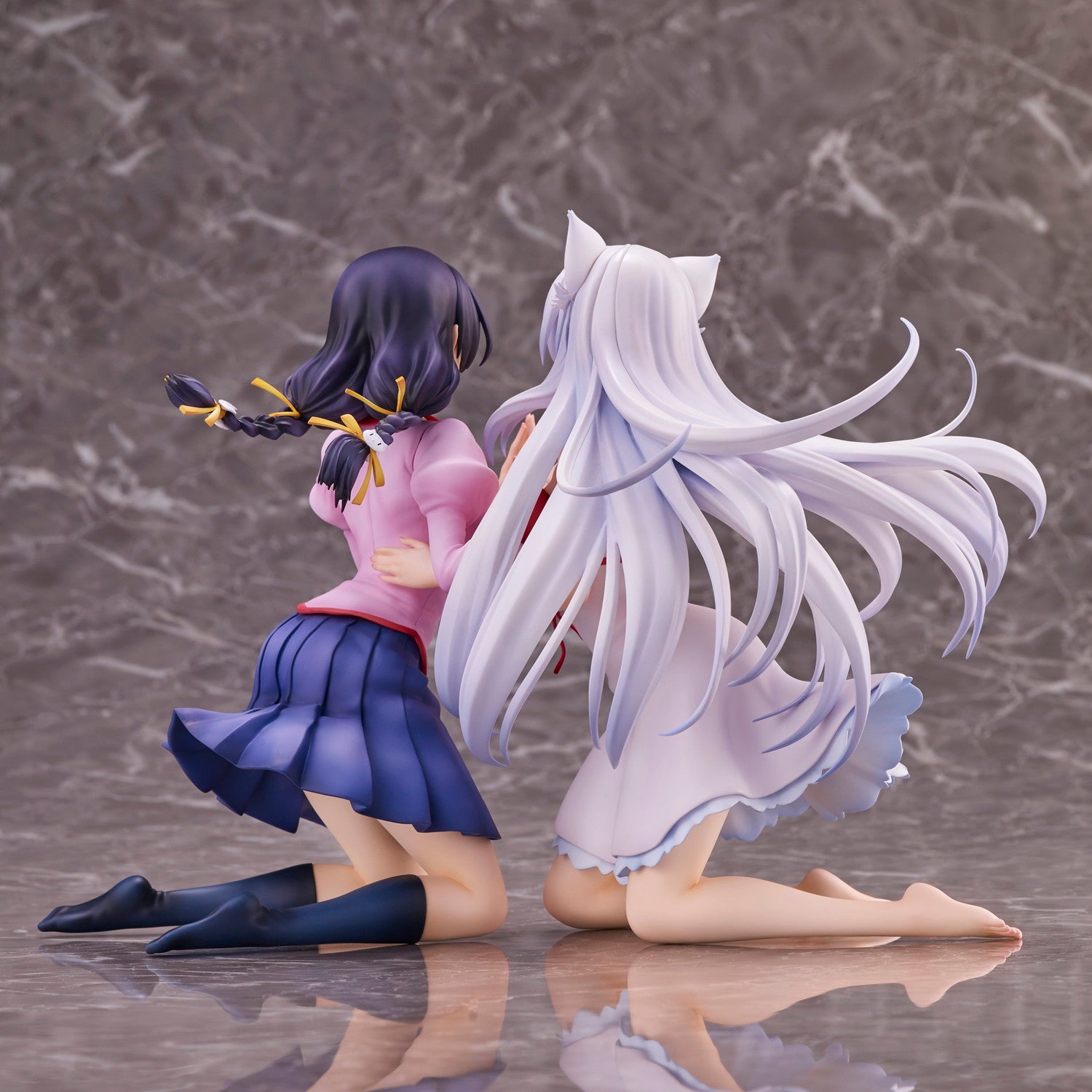 【新品即納】[FIG] (再々販)羽川翼2体セット(はねかわつばさ) 猫物語 完成品 フィギュア ユニオンクリエイティブ(20241231)