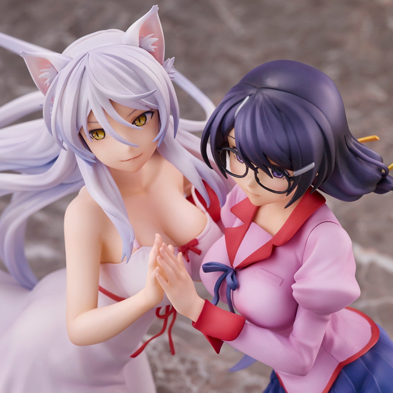 【新品即納】[FIG] (再々販)羽川翼2体セット(はねかわつばさ) 猫物語 完成品 フィギュア ユニオンクリエイティブ(20241231)