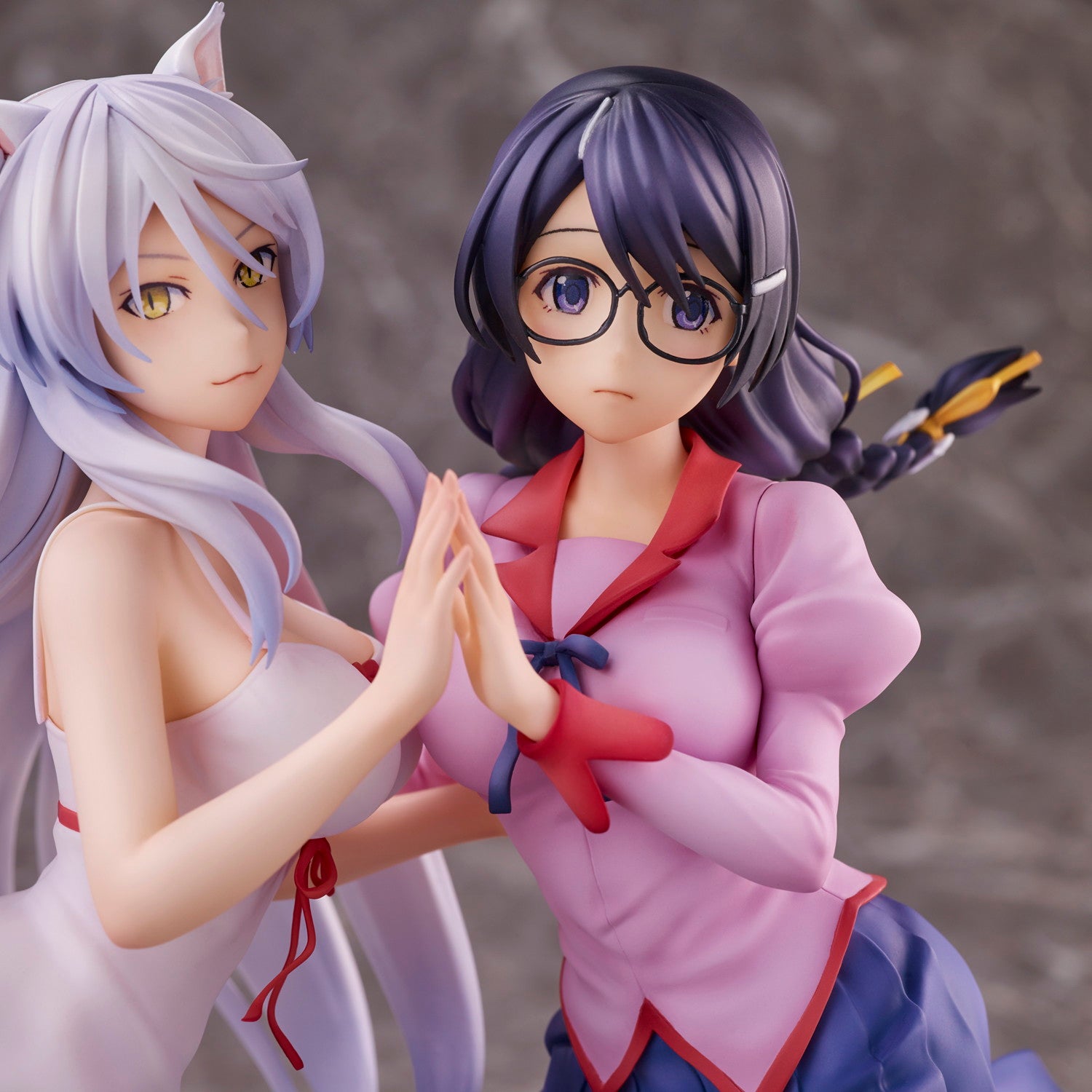 【新品即納】[FIG] (再々販)羽川翼2体セット(はねかわつばさ) 猫物語 完成品 フィギュア ユニオンクリエイティブ(20241231)