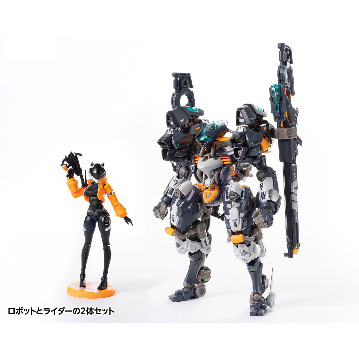 【新品即納】[FIG] ROBOT BUILDシリーズ RB-14 AUTONINE 九号電姫(ユニバーサルカラーVer.) 完成品 可動フィギュア(KM-111) 核誠治造(EARNESTCORE CRAFT/アニスコル) /ウェーブ(WAVE) (20240930)