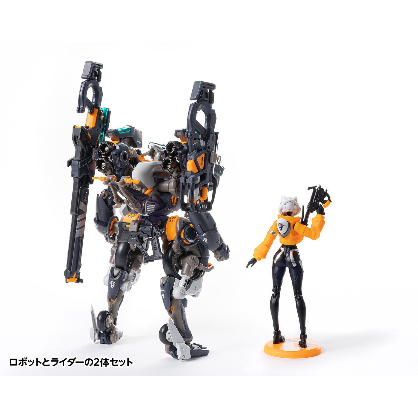 【新品即納】[FIG] ROBOT BUILDシリーズ RB-14 AUTONINE 九号電姫(ユニバーサルカラーVer.) 完成品 可動フィギュア(KM-111) 核誠治造(EARNESTCORE CRAFT/アニスコル) /ウェーブ(WAVE) (20240930)
