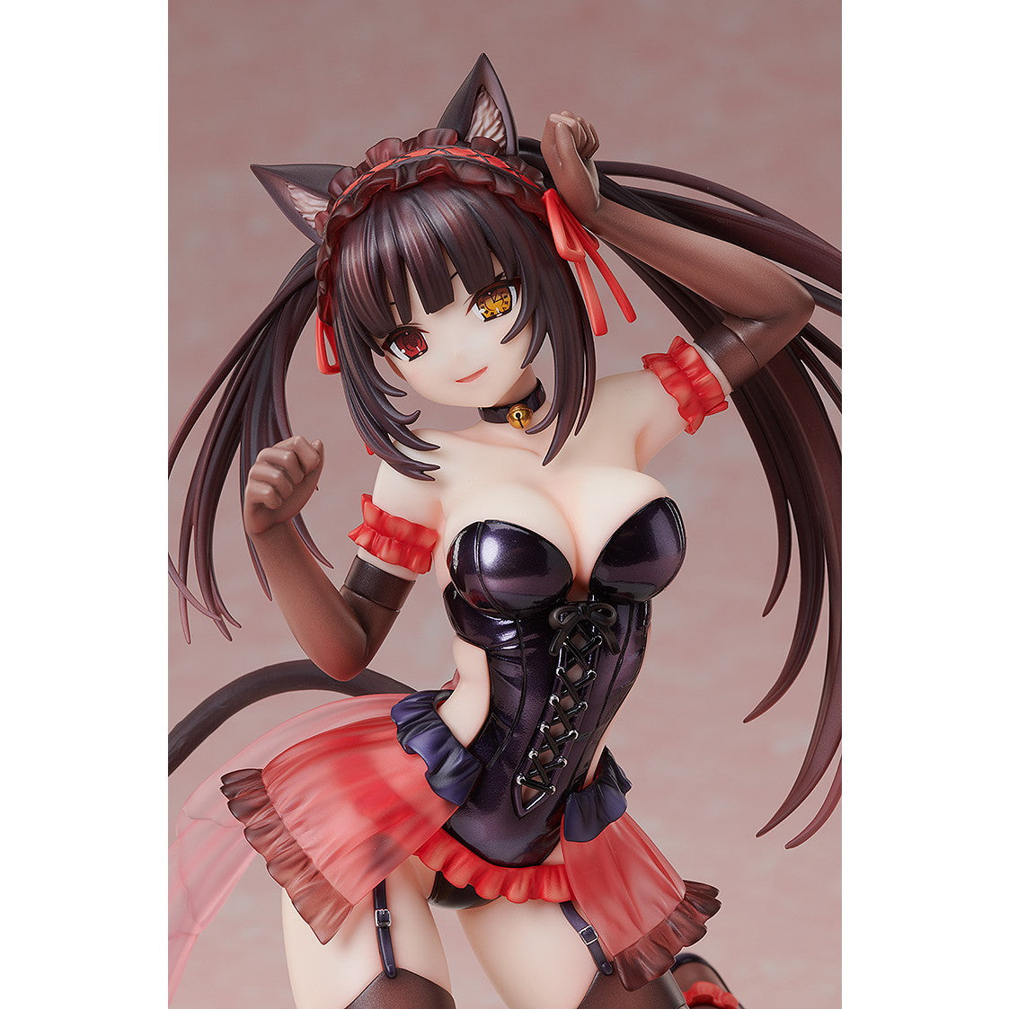 【中古即納】[FIG] 『デート・ア・バレット』原作版 時崎狂三(ときさきくるみ) 猫耳ver. 1/7 完成品 フィギュア KADOKAWA(カドカワ)(20250228)