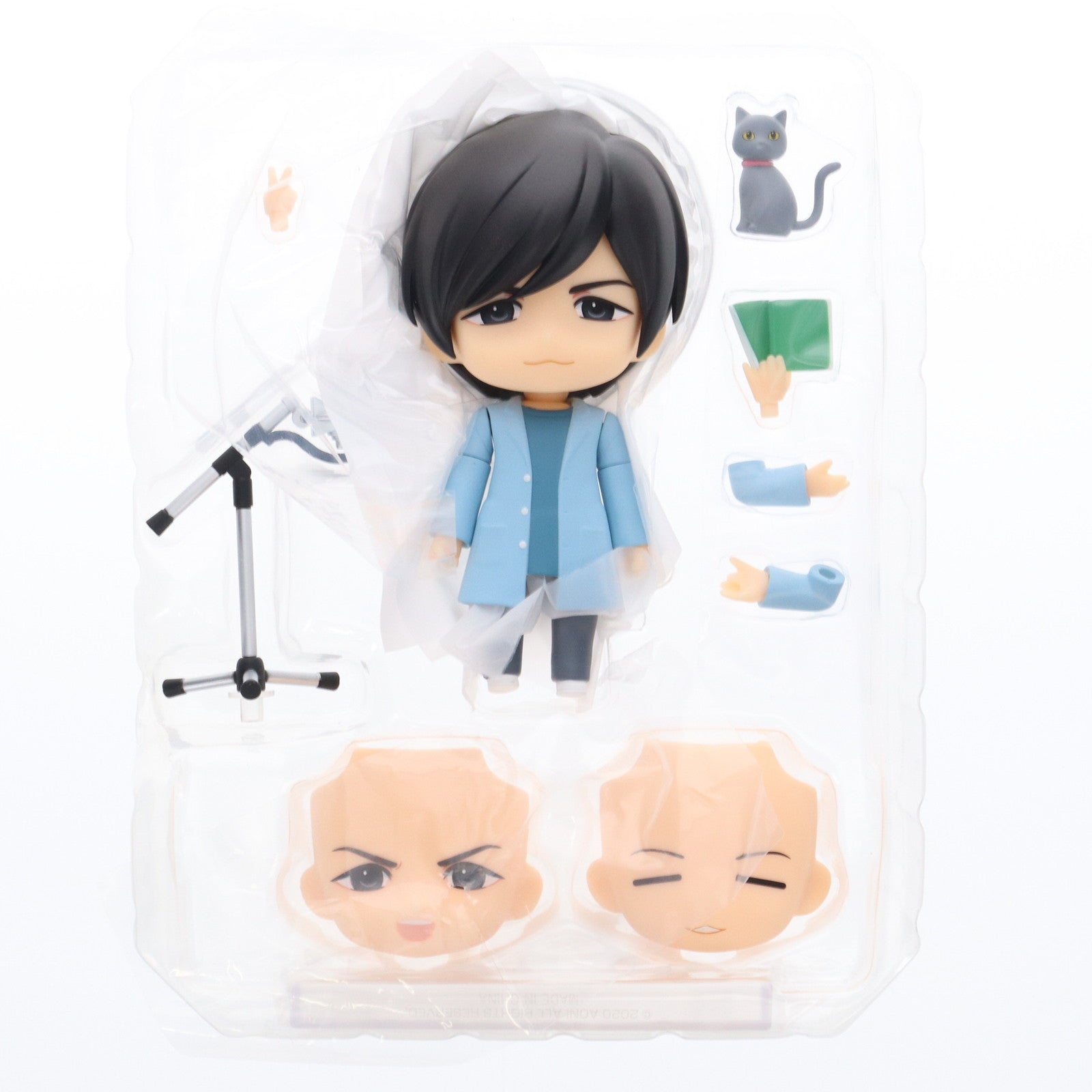 【中古即納】[FIG] グッドスマイルカンパニー公式ショップ特典付属 ねんどろいど 2515 神谷浩史(かみやひろし) 青二プロダクション 完成品 可動フィギュア グッドスマイルカンパニー(20241225)