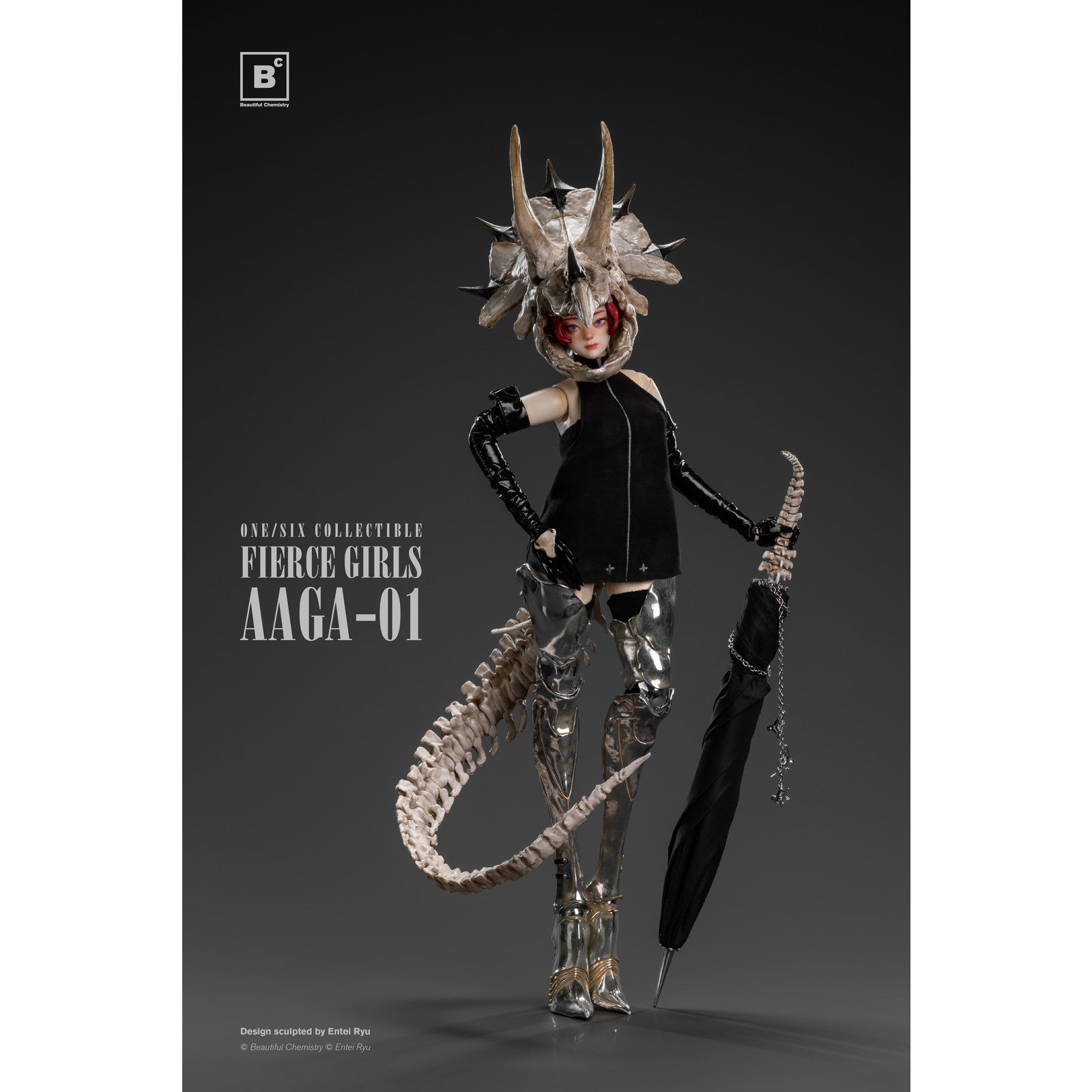 【新品即納】[FIG] Beautiful Chemistry Fierce Girls Series BONE GIRL/ TRICERATOPS(トリケラトプス) 1/6 完成品 可動フィギュア(AAGA-01) Underverse(アンダーバース)(20250331)