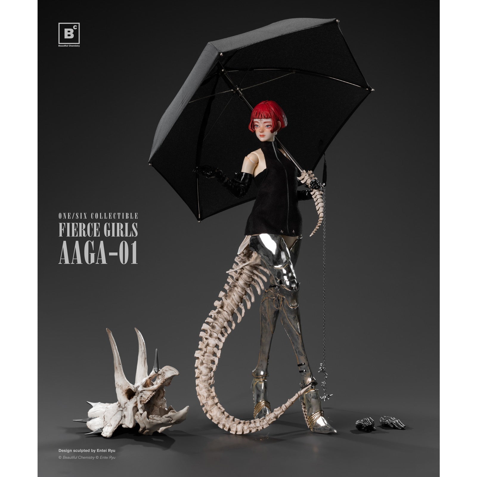 【新品即納】[FIG] Beautiful Chemistry Fierce Girls Series BONE GIRL/ TRICERATOPS(トリケラトプス) 1/6 完成品 可動フィギュア(AAGA-01) Underverse(アンダーバース)(20250331)