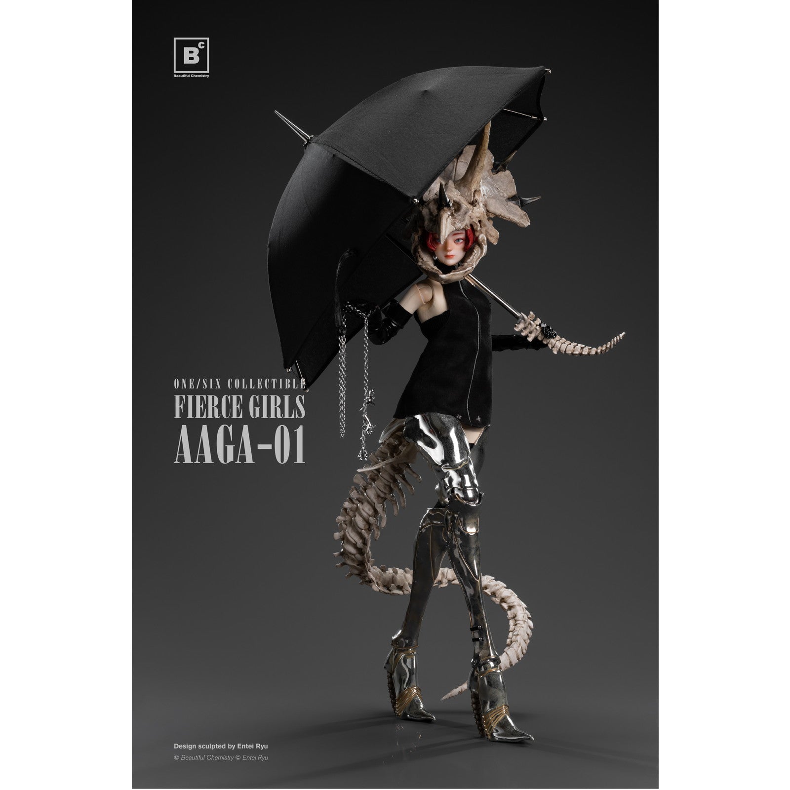 【新品即納】[FIG] Beautiful Chemistry Fierce Girls Series BONE GIRL/ TRICERATOPS(トリケラトプス) 1/6 完成品 可動フィギュア(AAGA-01) Underverse(アンダーバース)(20250331)