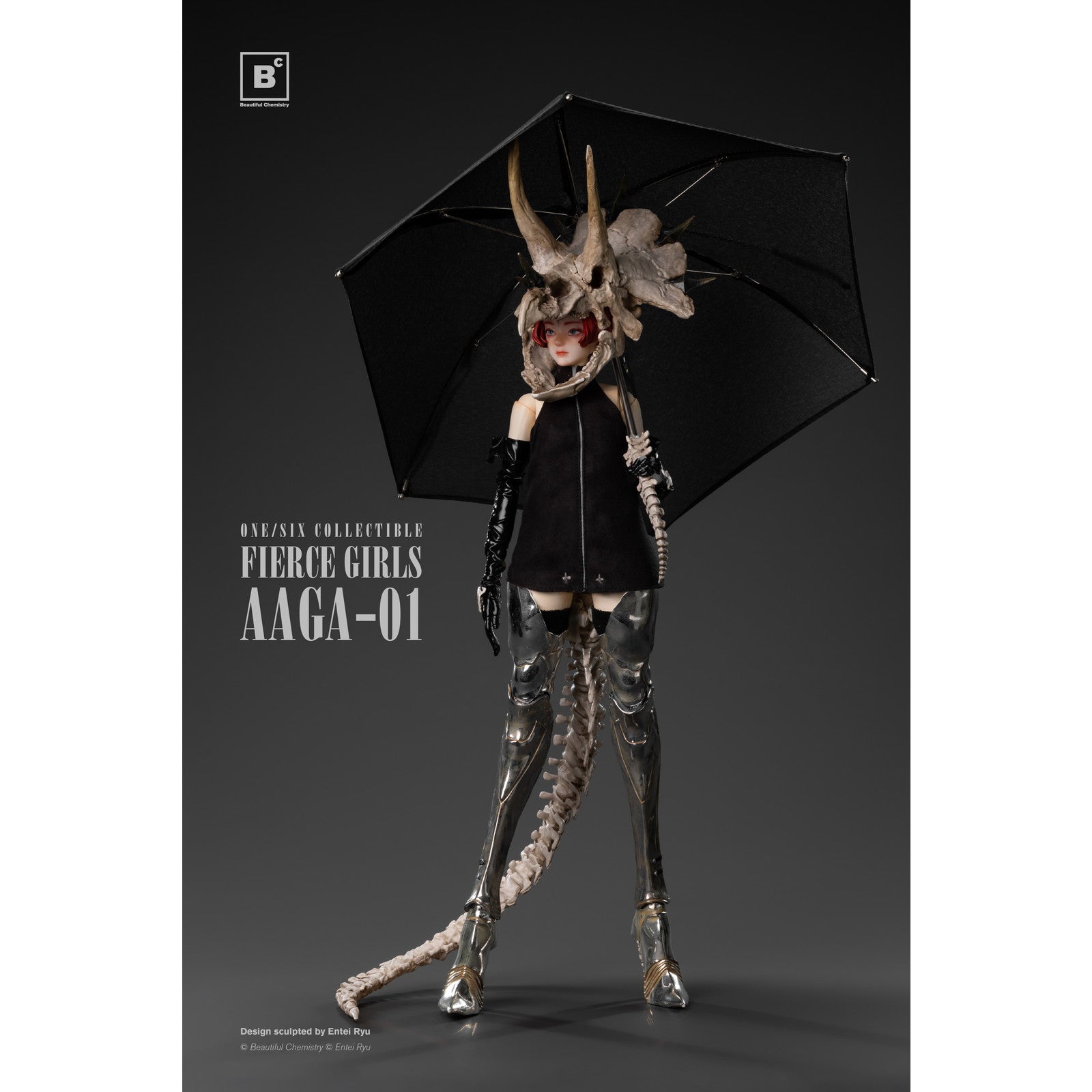 【新品即納】[FIG] Beautiful Chemistry Fierce Girls Series BONE GIRL/ TRICERATOPS(トリケラトプス) 1/6 完成品 可動フィギュア(AAGA-01) Underverse(アンダーバース)(20250331)