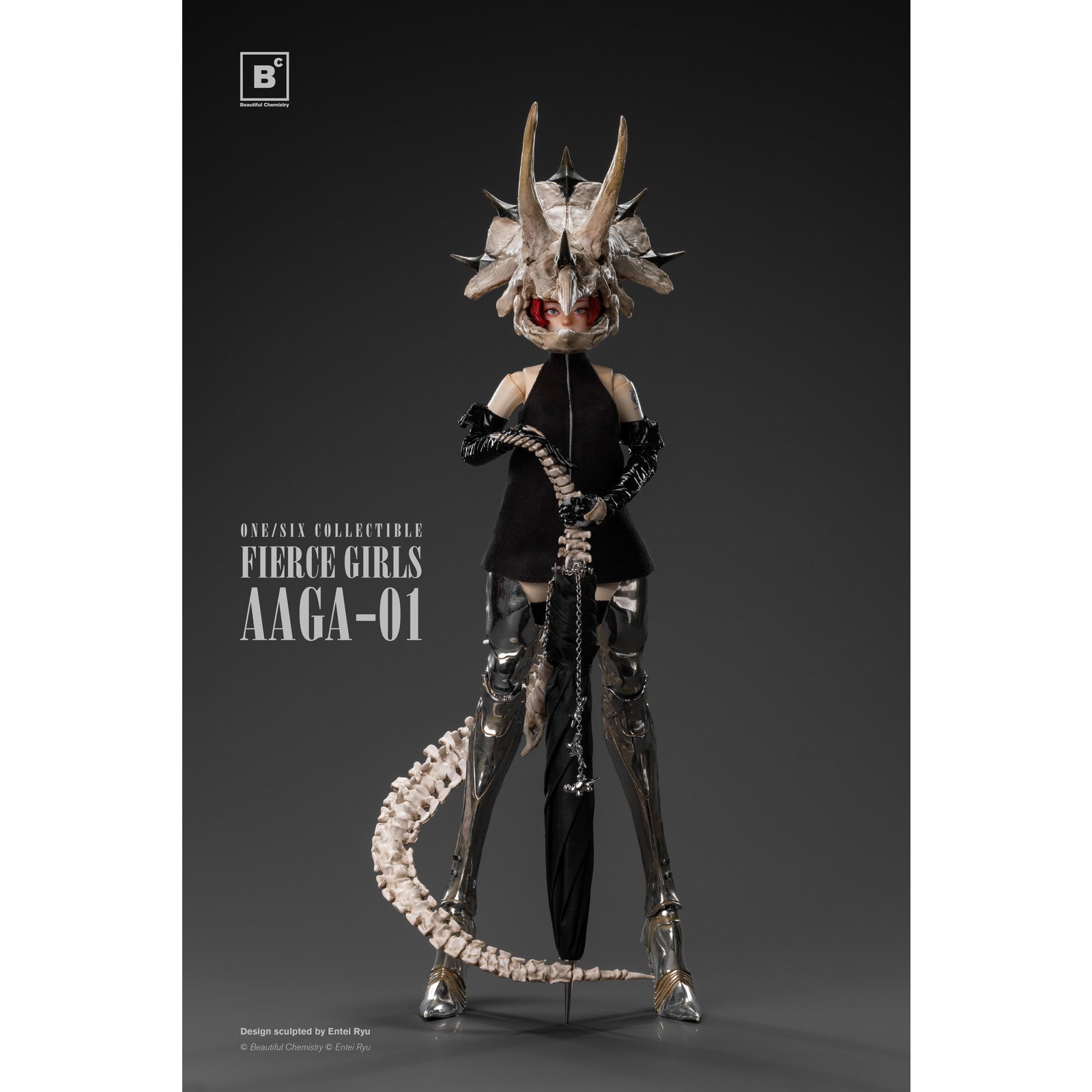 【新品即納】[FIG] Beautiful Chemistry Fierce Girls Series BONE GIRL/ TRICERATOPS(トリケラトプス) 1/6 完成品 可動フィギュア(AAGA-01) Underverse(アンダーバース)(20250331)