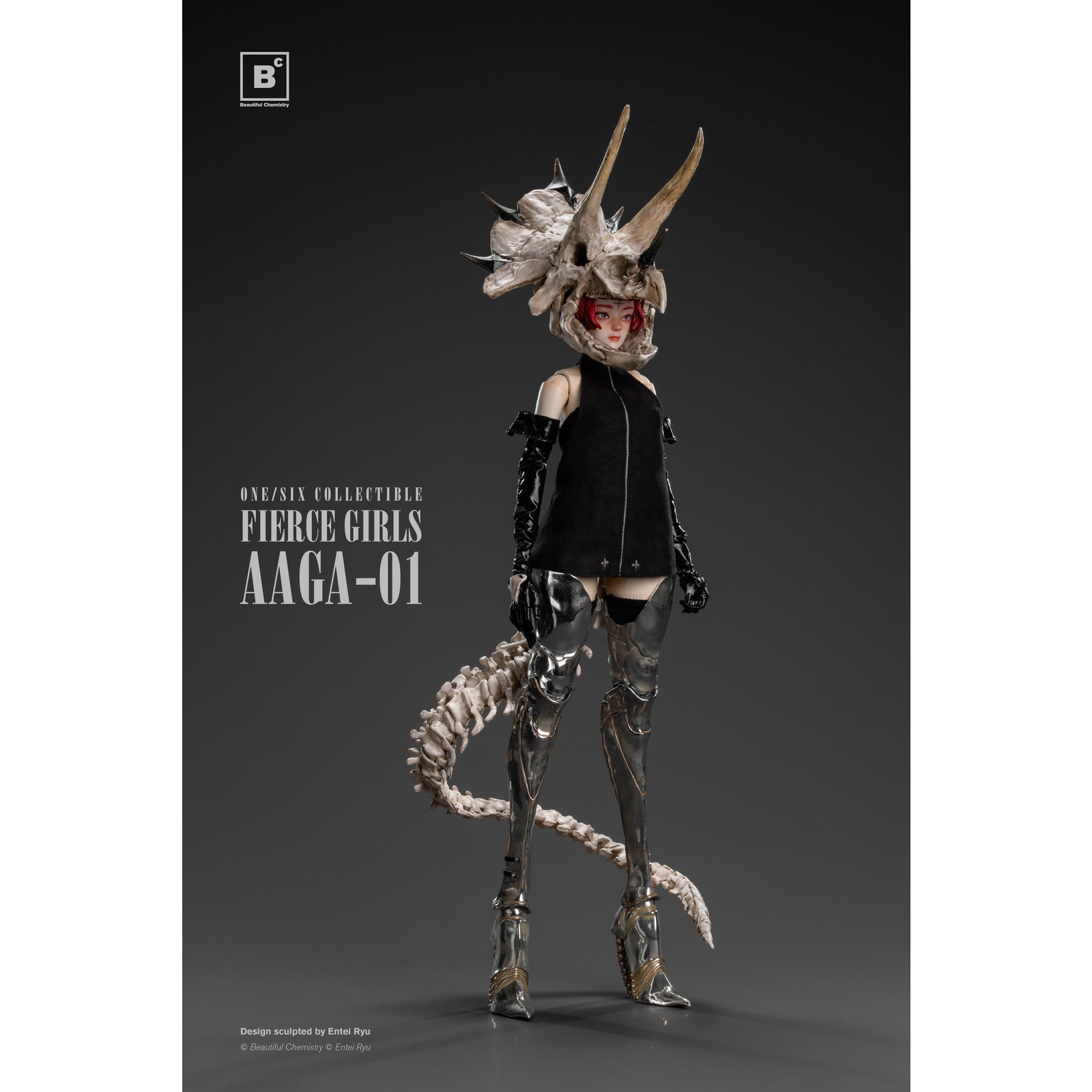 【新品即納】[FIG] Beautiful Chemistry Fierce Girls Series BONE GIRL/ TRICERATOPS(トリケラトプス) 1/6 完成品 可動フィギュア(AAGA-01) Underverse(アンダーバース)(20250331)