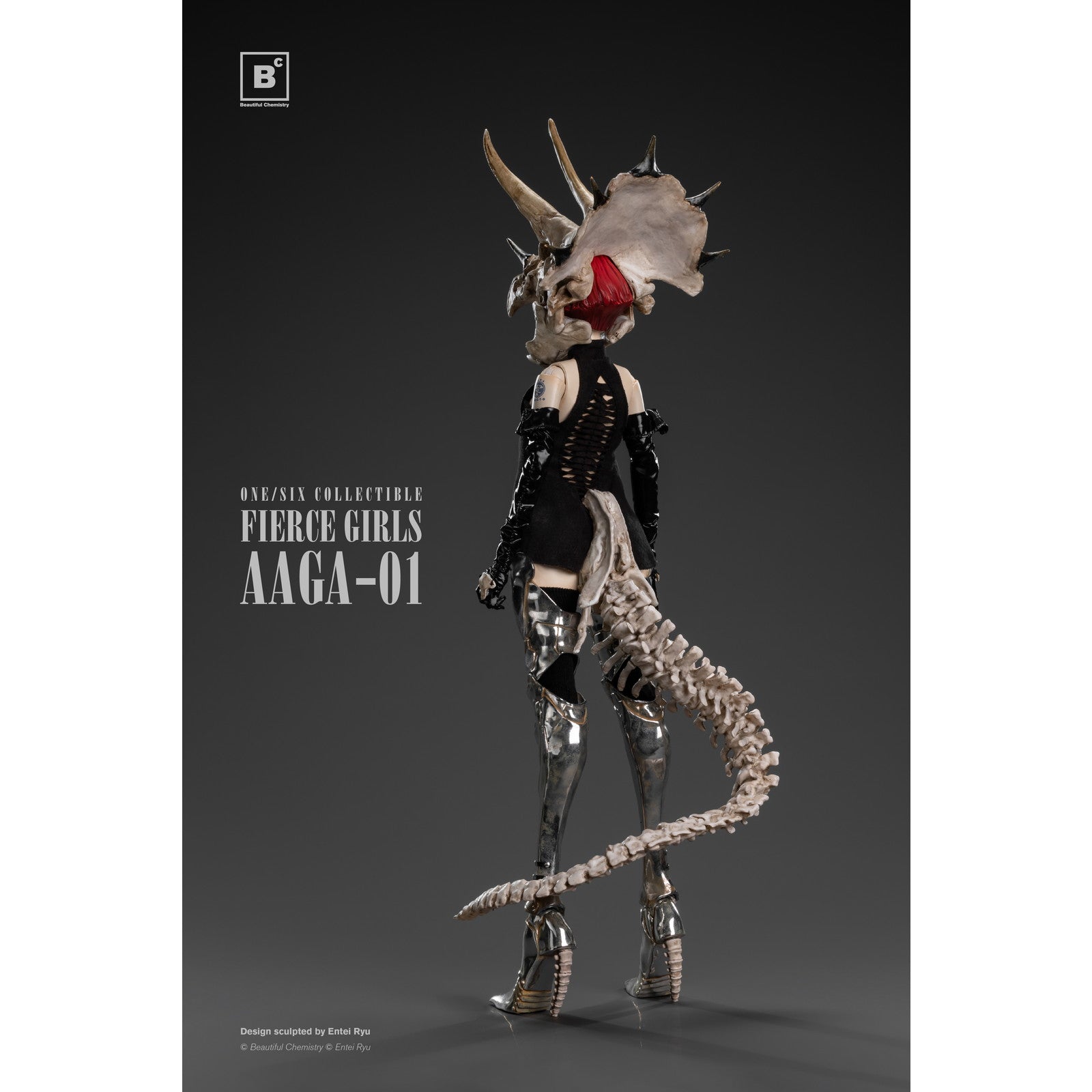 【新品即納】[FIG] Beautiful Chemistry Fierce Girls Series BONE GIRL/ TRICERATOPS(トリケラトプス) 1/6 完成品 可動フィギュア(AAGA-01) Underverse(アンダーバース)(20250331)