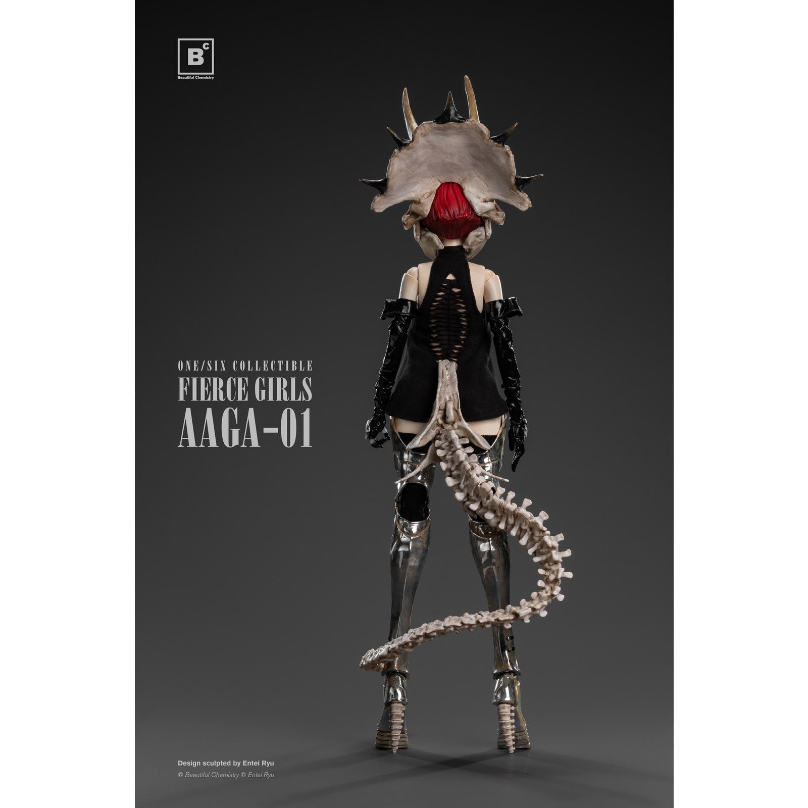 【新品即納】[FIG] Beautiful Chemistry Fierce Girls Series BONE GIRL/ TRICERATOPS(トリケラトプス) 1/6 完成品 可動フィギュア(AAGA-01) Underverse(アンダーバース)(20250331)