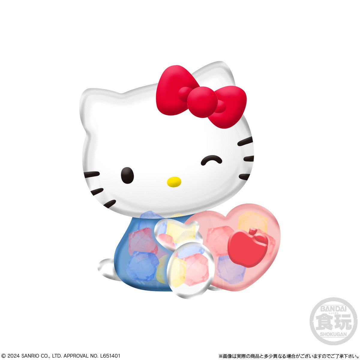 【新品即納】[FIG] (BOX) (食玩) サンリオキャラクターズ クリスタルコット2 フィギュア(10個) バンダイ(20241125)