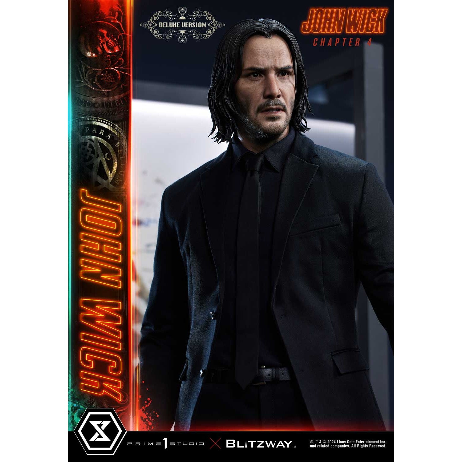 【新品即納】[FIG] プレミアムマスターライン ジョン・ウィック DX版 ジョン・ウィック:コンセクエンス 1/4 完成品 フィギュア(PMJWK-01DX) プライム1スタジオ(20251031)