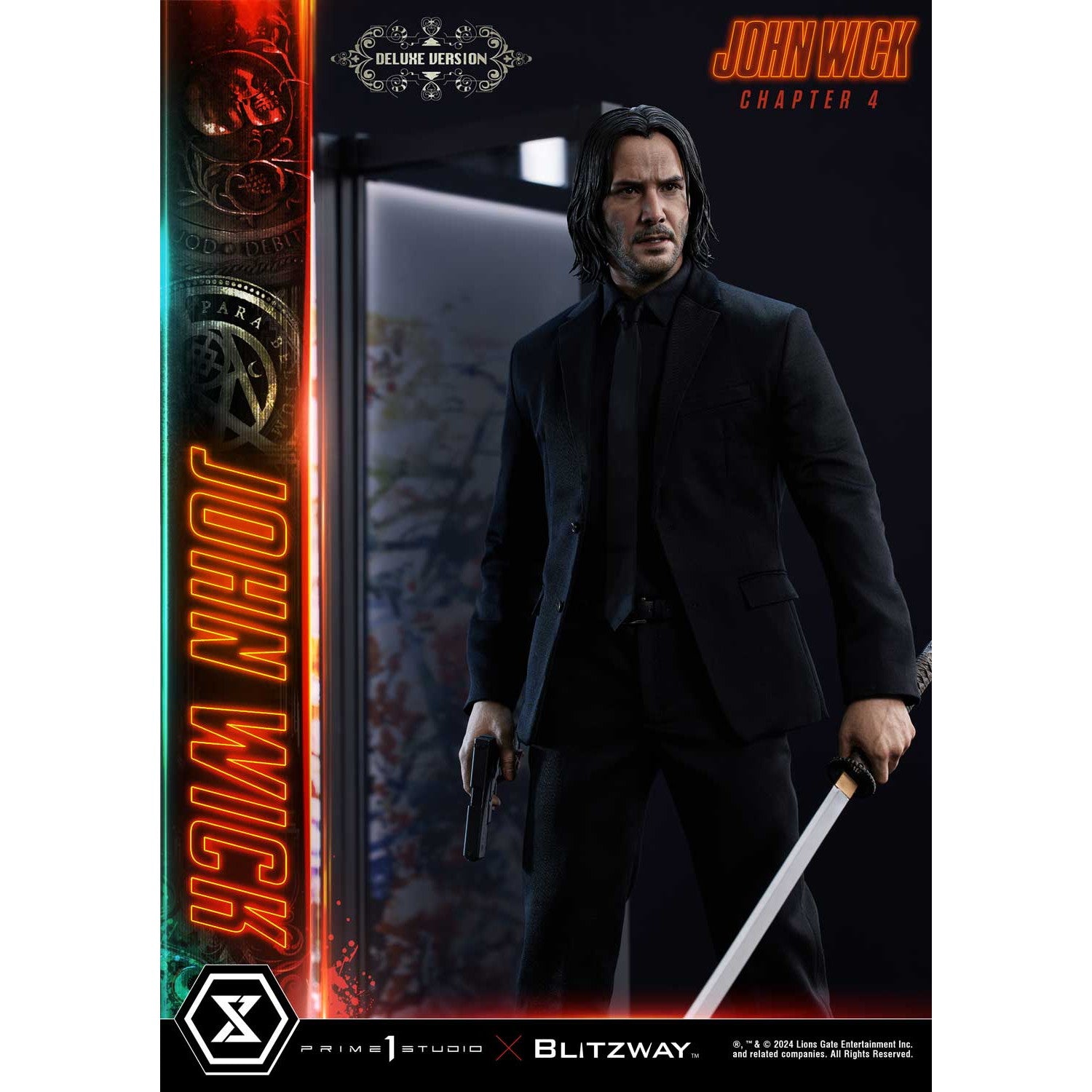 【新品即納】[FIG] プレミアムマスターライン ジョン・ウィック DX版 ジョン・ウィック:コンセクエンス 1/4 完成品 フィギュア(PMJWK-01DX) プライム1スタジオ(20251031)