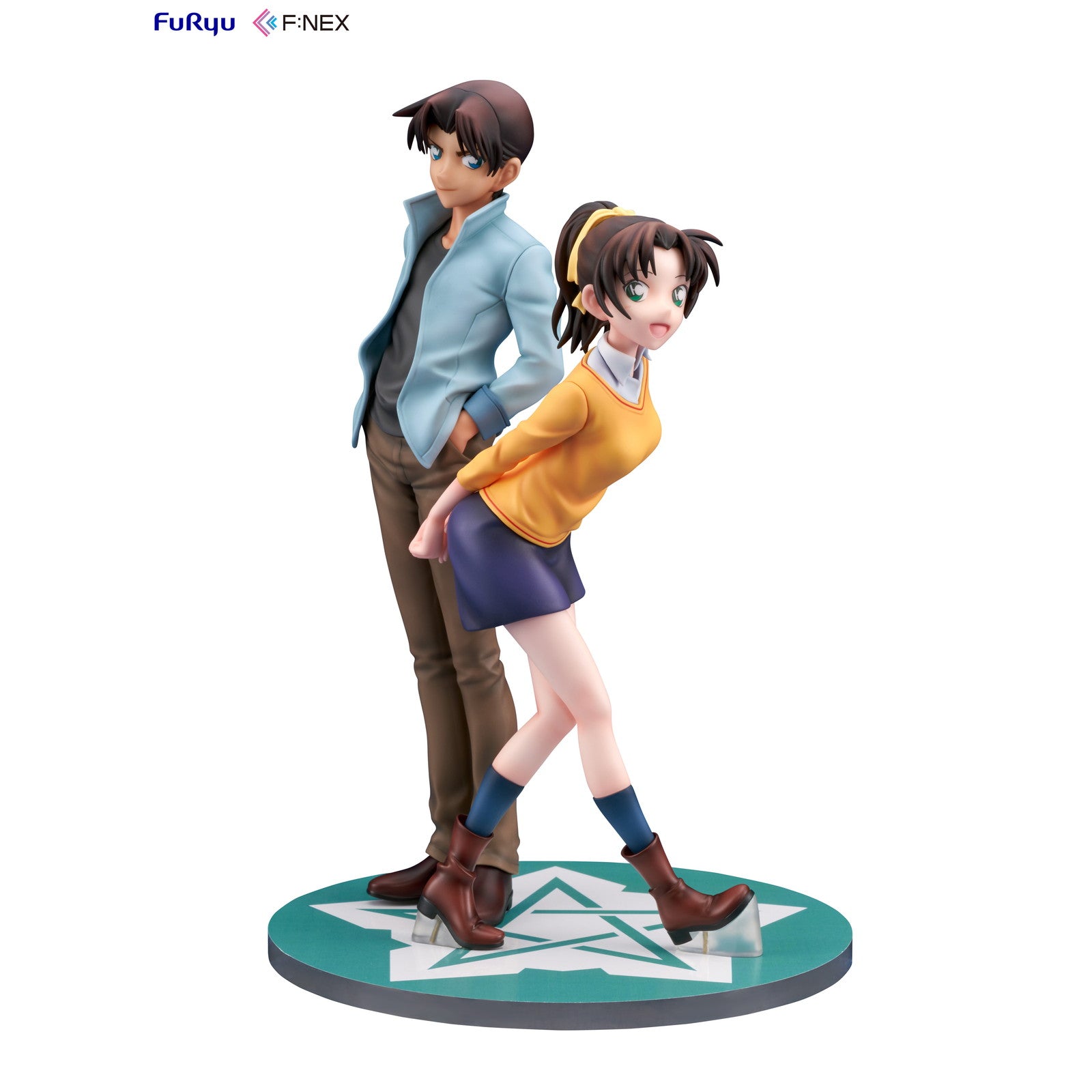 【新品即納】[FIG] 服部平次&遠山和葉(はっとりへいじ&とおやまかずは) 名探偵コナン 1/7 完成品 フィギュア(AMU-FNX1093) フリュー(20250228)