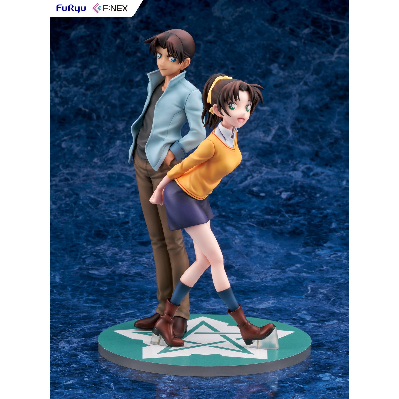 【新品即納】[FIG] 服部平次&遠山和葉(はっとりへいじ&とおやまかずは) 名探偵コナン 1/7 完成品 フィギュア(AMU-FNX1093) フリュー(20250228)