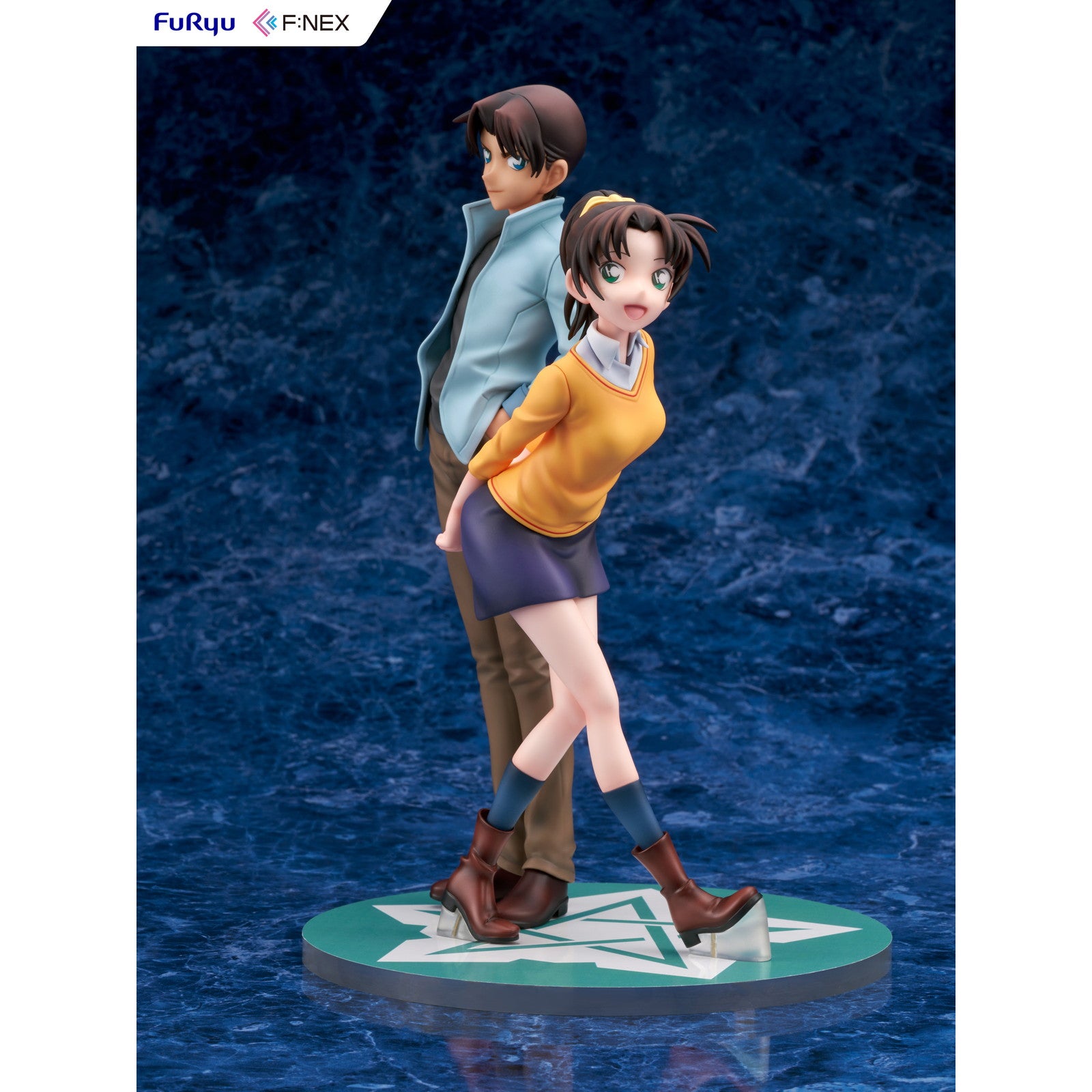 【新品即納】[FIG] 服部平次&遠山和葉(はっとりへいじ&とおやまかずは) 名探偵コナン 1/7 完成品 フィギュア(AMU-FNX1093) フリュー(20250228)