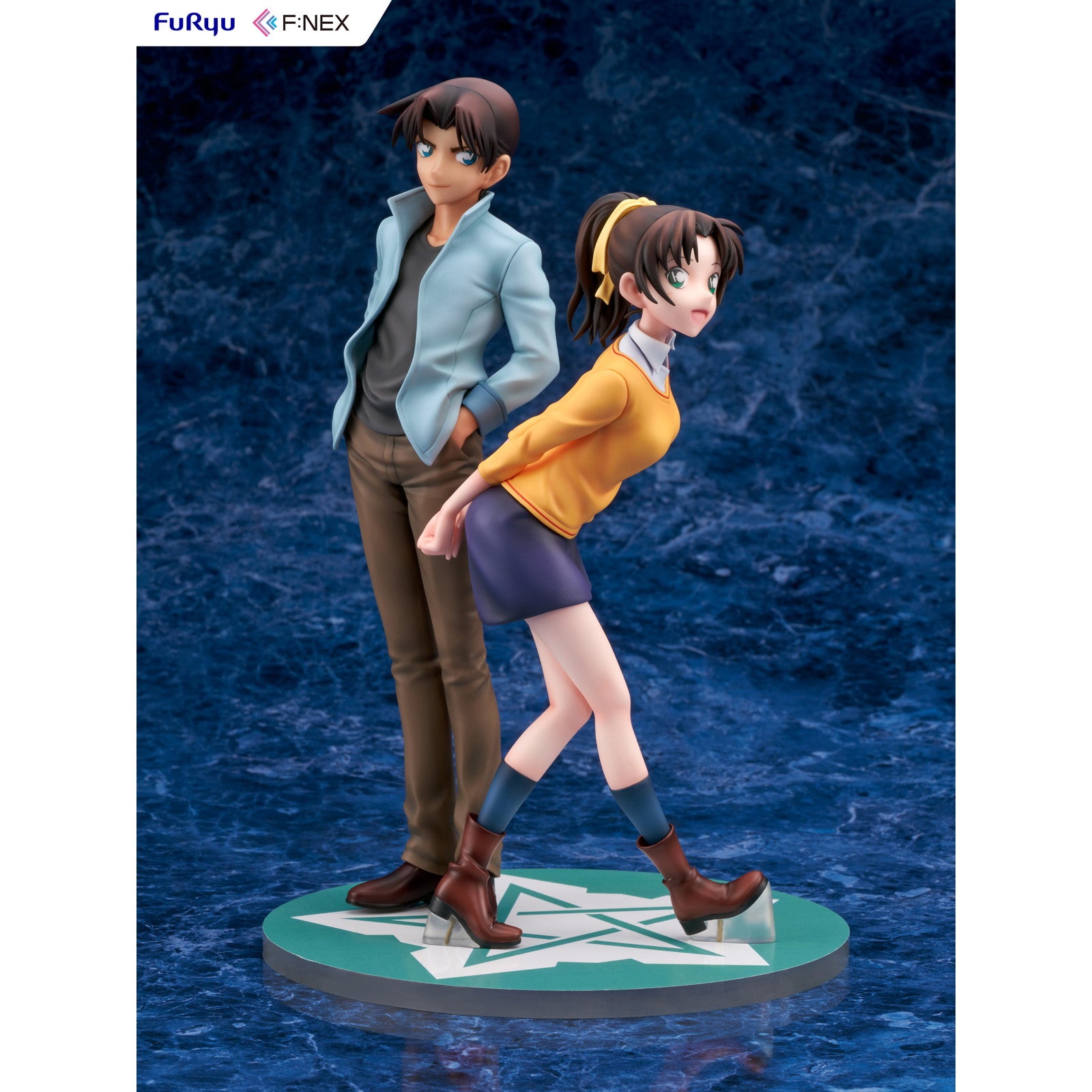 【新品即納】[FIG] 服部平次&遠山和葉(はっとりへいじ&とおやまかずは) 名探偵コナン 1/7 完成品 フィギュア(AMU-FNX1093) フリュー(20250228)