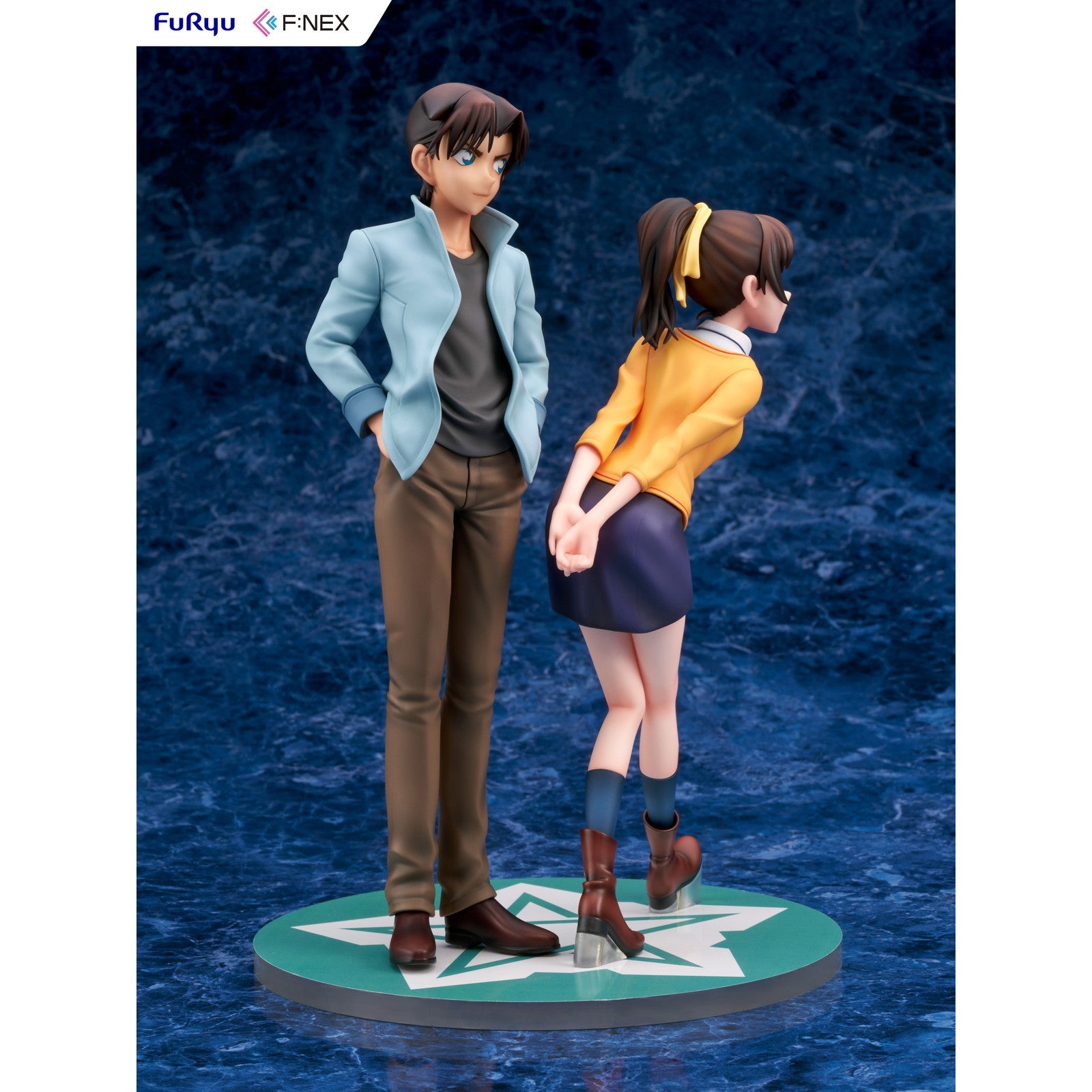【新品即納】[FIG] 服部平次&遠山和葉(はっとりへいじ&とおやまかずは) 名探偵コナン 1/7 完成品 フィギュア(AMU-FNX1093) フリュー(20250228)