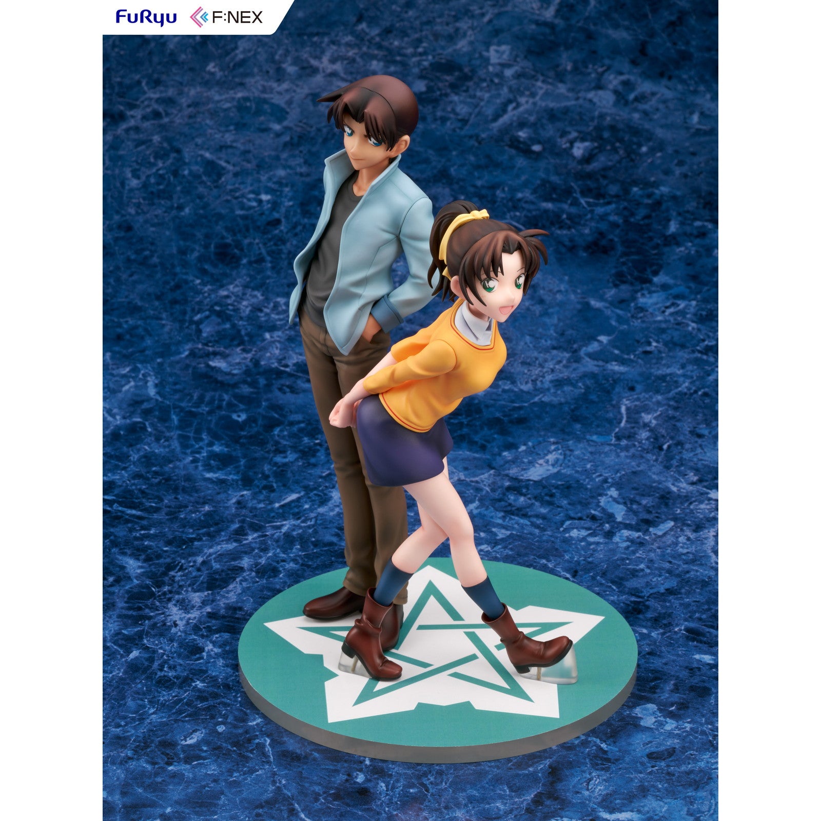 【新品即納】[FIG] 服部平次&遠山和葉(はっとりへいじ&とおやまかずは) 名探偵コナン 1/7 完成品 フィギュア(AMU-FNX1093) フリュー(20250228)