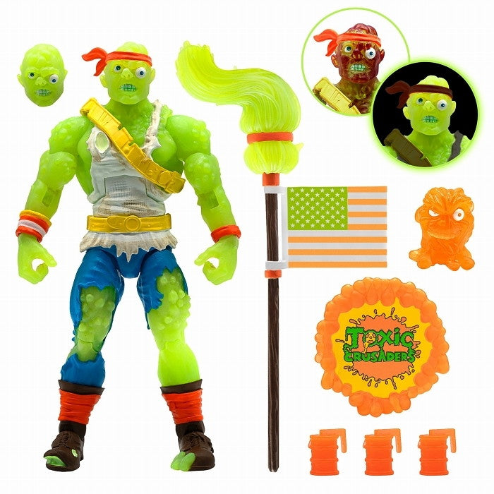 【新品即納】[FIG] (再販) トキシー(メルヴィン) レディオアクティブレッドレイジ 悪魔の毒々モンスター 毒々あにめいしょん 完成品 アルティメイト 7インチ アクションフィギュア スーパー7(20240831)