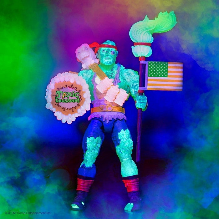 【新品即納】[FIG] (再販) トキシー(メルヴィン) レディオアクティブレッドレイジ 悪魔の毒々モンスター 毒々あにめいしょん 完成品 アルティメイト 7インチ アクションフィギュア スーパー7(20240831)