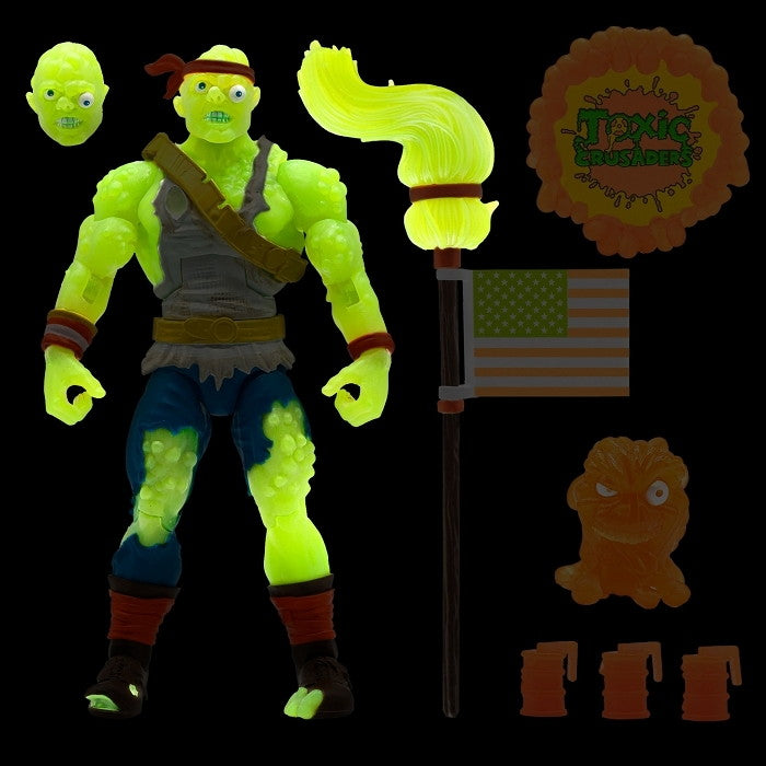 【新品即納】[FIG] (再販) トキシー(メルヴィン) レディオアクティブレッドレイジ 悪魔の毒々モンスター 毒々あにめいしょん 完成品 アルティメイト 7インチ アクションフィギュア スーパー7(20240831)