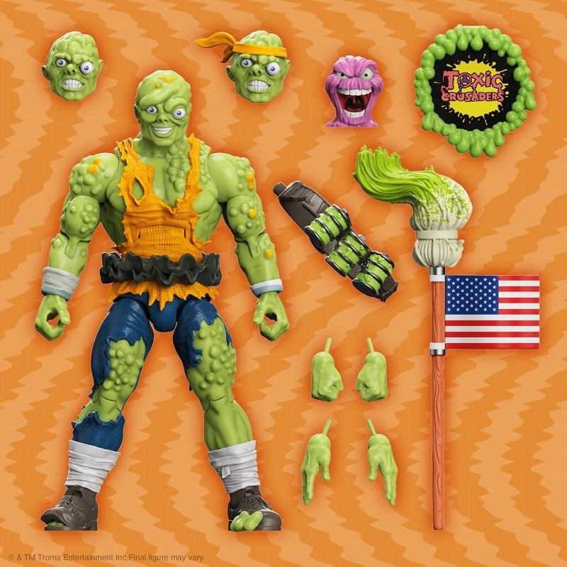 【新品即納】[FIG] (再販) トキシー 悪魔の毒々モンスター 毒々あにめいしょん 完成品 アルティメイト 7インチ アクションフィギュア スーパー7(20240831)
