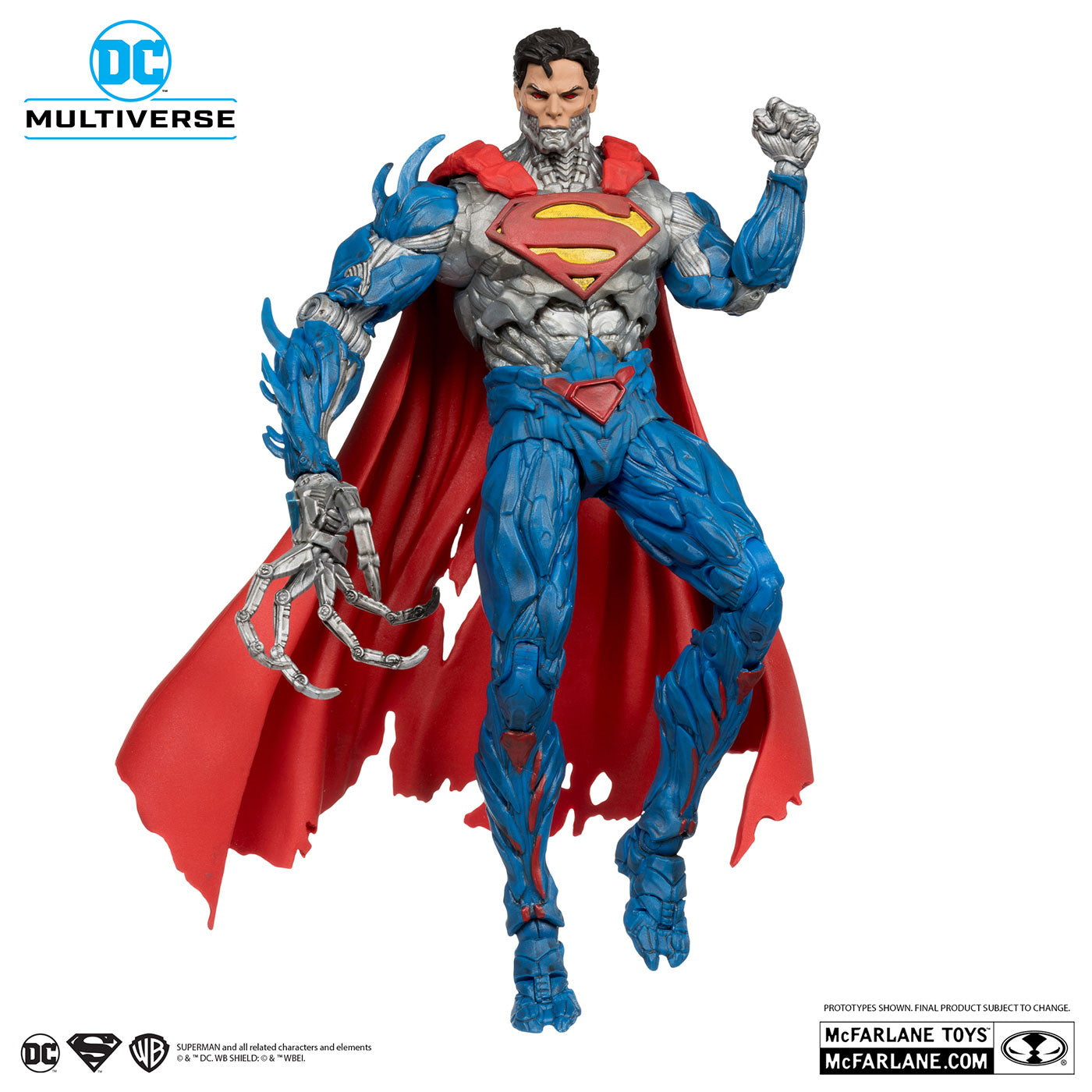 【新品即納】[FIG] DCマルチバース #277 サイボーグスーパーマン[コミック/The New 52] DCコミックス 完成品 7インチ・アクションフィギュア マクファーレン・トイズ(20240731)