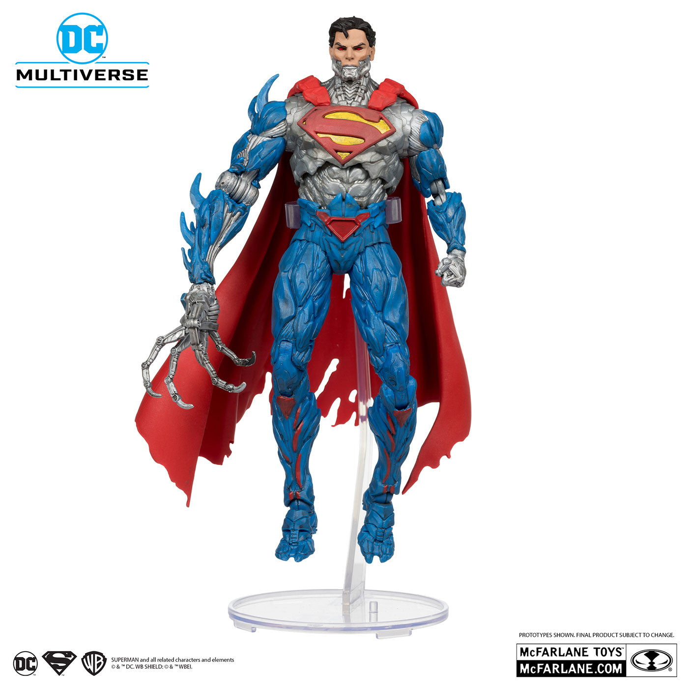 【新品即納】[FIG] DCマルチバース #277 サイボーグスーパーマン[コミック/The New 52] DCコミックス 完成品 7インチ・アクションフィギュア マクファーレン・トイズ(20240731)