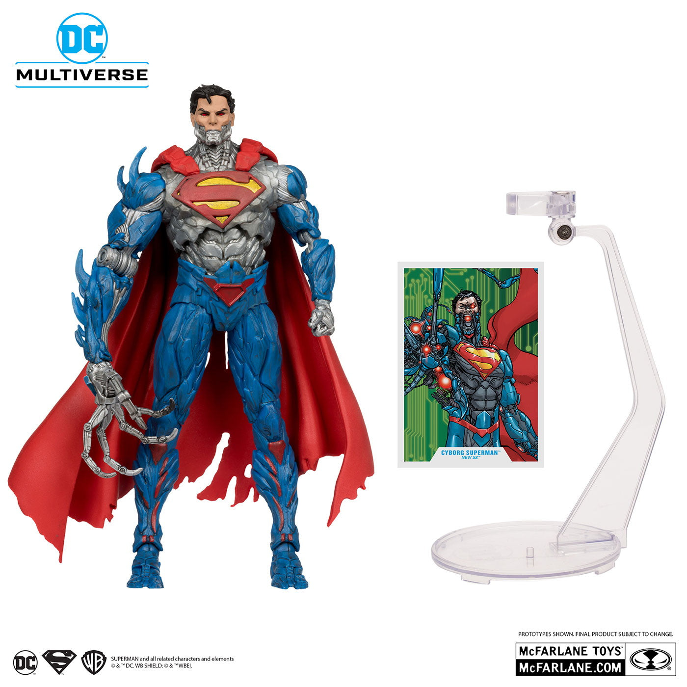 【新品即納】[FIG] DCマルチバース #277 サイボーグスーパーマン[コミック/The New 52] DCコミックス 完成品 7インチ・アクションフィギュア マクファーレン・トイズ(20240731)