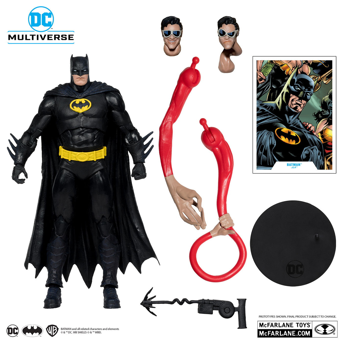 【新品即納】[FIG] DCマルチバース #278 バットマン[コミック/JLA] DCコミックス 完成品 7インチ・アクションフィギュア マクファーレン・トイズ(20240731)