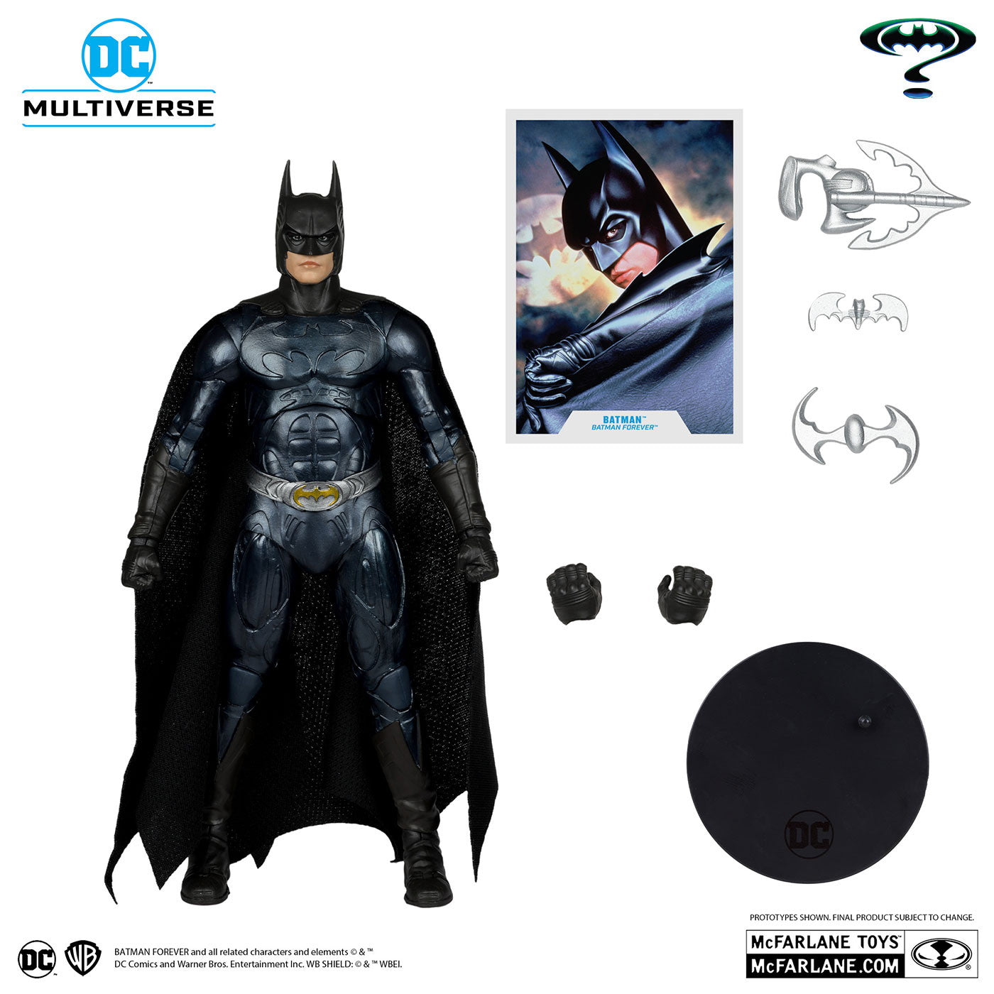 【新品即納】[FIG] DCマルチバース #282 バットマン[映画『バットマン フォーエヴァー』] DCコミックス 完成品 7インチ・アクションフィギュア マクファーレン・トイズ(20240823)