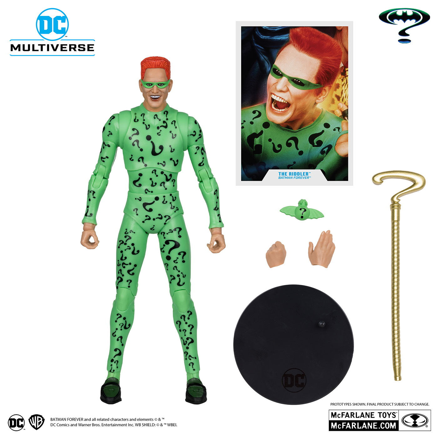 【新品即納】[FIG] DCマルチバース #284 リドラー[映画『バットマン フォーエヴァー』] DCコミックス 完成品 7インチ・アクションフィギュア マクファーレン・トイズ(20240731)