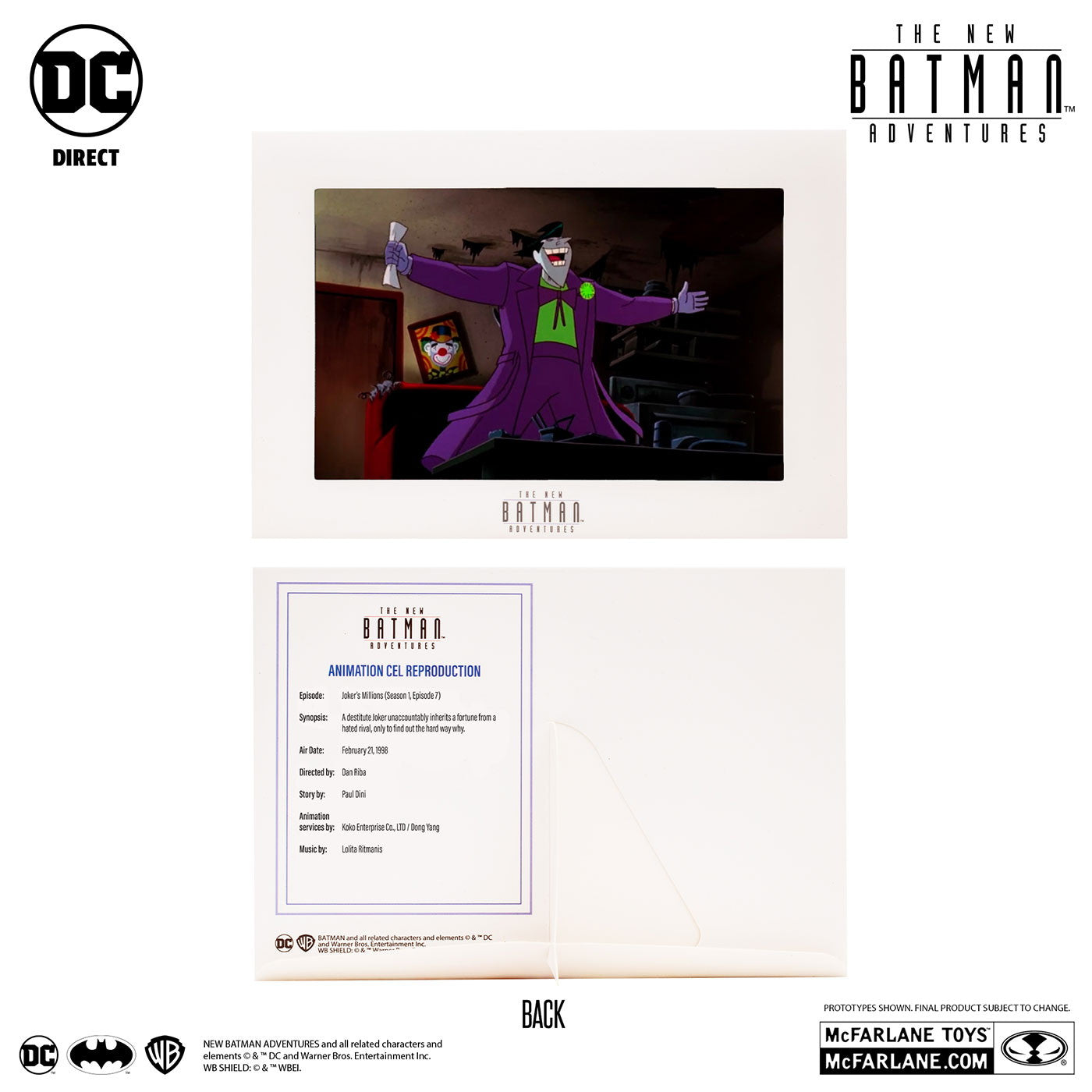 【新品即納】[FIG] DCダイレクト #13 ジョーカー(ニュー・バットマン・アドベンチャーズ) バットマン アニメイテッド 完成品 6インチ・アクションフィギュア マクファーレン・トイズ(20240731)