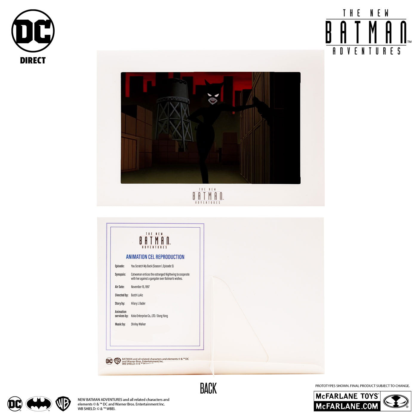 【新品即納】[FIG] DCダイレクト #15 キャットウーマン(ニュー・バットマン・アドベンチャーズ) バットマン アニメイテッド 完成品 6インチ・アクションフィギュア マクファーレン・トイズ(20240731)