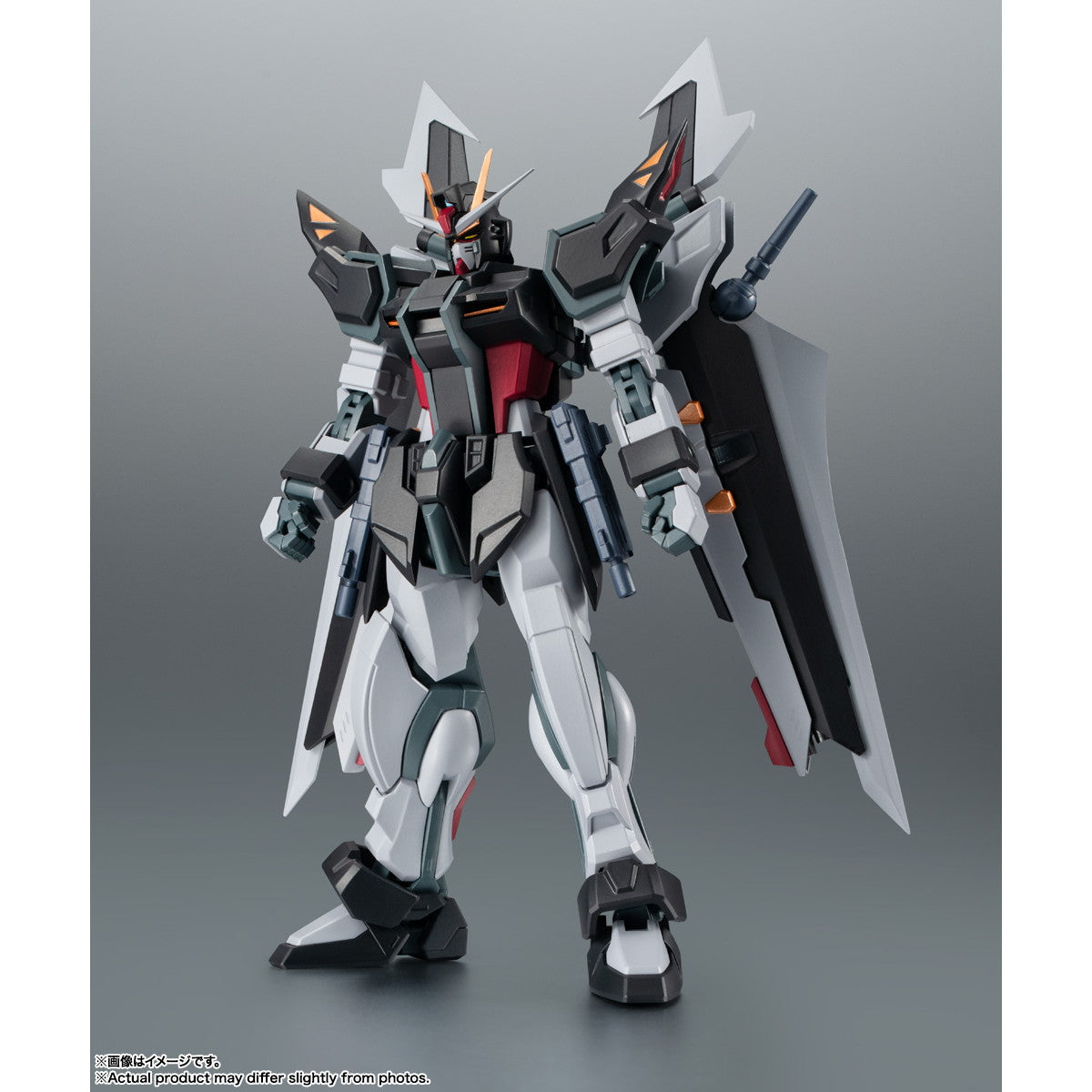 【新品即納】[FIG] ROBOT魂(SIDE MS) GAT-X105E+AQM/E-X09S ストライクノワールガンダム ver. A.N.I.M.E. 機動戦士ガンダムSEED(シード) C.E.73 STARGAZER(スターゲイザー) 完成品 可動フィギュア バンダイスピリッツ(20241123)