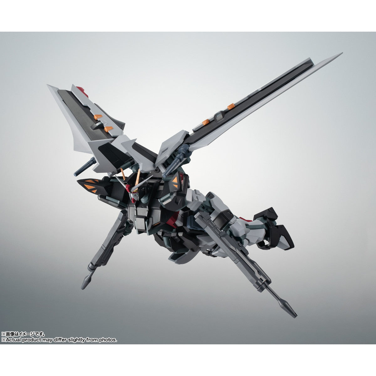 【新品即納】[FIG] ROBOT魂(SIDE MS) GAT-X105E+AQM/E-X09S ストライクノワールガンダム ver. A.N.I.M.E. 機動戦士ガンダムSEED(シード) C.E.73 STARGAZER(スターゲイザー) 完成品 可動フィギュア バンダイスピリッツ(20241123)