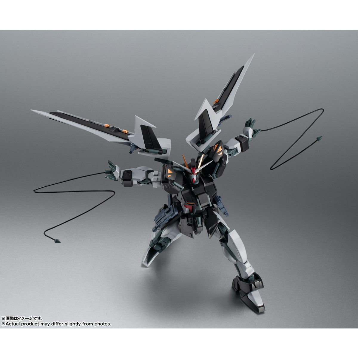 【新品即納】[FIG] ROBOT魂(SIDE MS) GAT-X105E+AQM/E-X09S ストライクノワールガンダム ver. A.N.I.M.E. 機動戦士ガンダムSEED(シード) C.E.73 STARGAZER(スターゲイザー) 完成品 可動フィギュア バンダイスピリッツ(20241123)