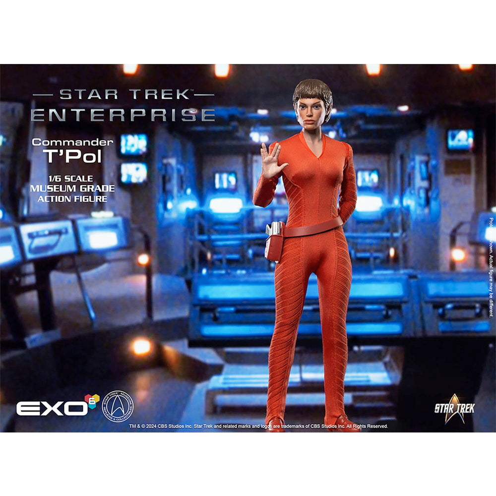 【新品即納】[FIG] NX-01 エンタープライズ 副長 トゥポル STAR TREK:ENTERPRISE(スター・トレック エンタープライズ) 1/6 完成品 ハイパーリアリスティックアクションフィギュア(EXO-01-042) EXO-6(20241231)